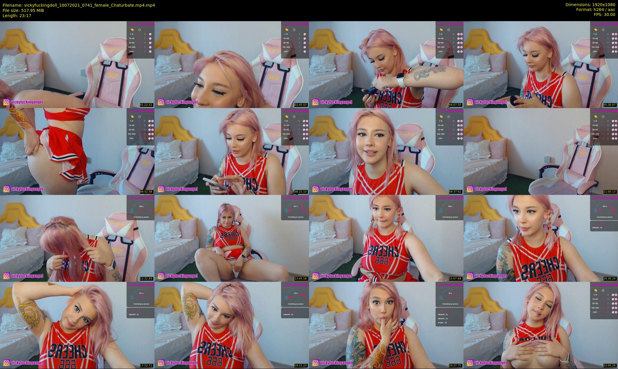 vickyfuckingdoll — 24 minute Chaturbate female cam show recording, 1080p, Jul 10, 2021