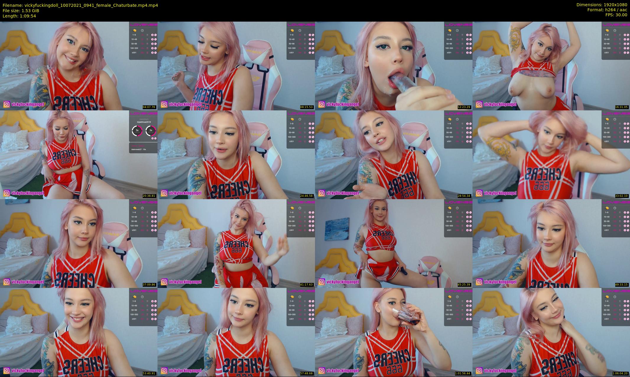 vickyfuckingdoll — 70 minute Chaturbate female cam show recording, 1080p, Jul 10, 2021