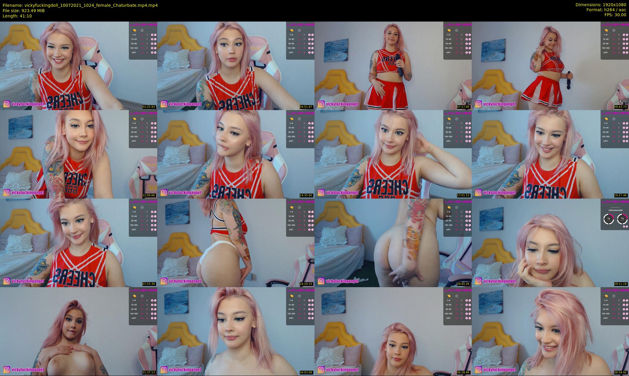 vickyfuckingdoll — 42 minute Chaturbate female cam show recording, 1080p, Jul 10, 2021