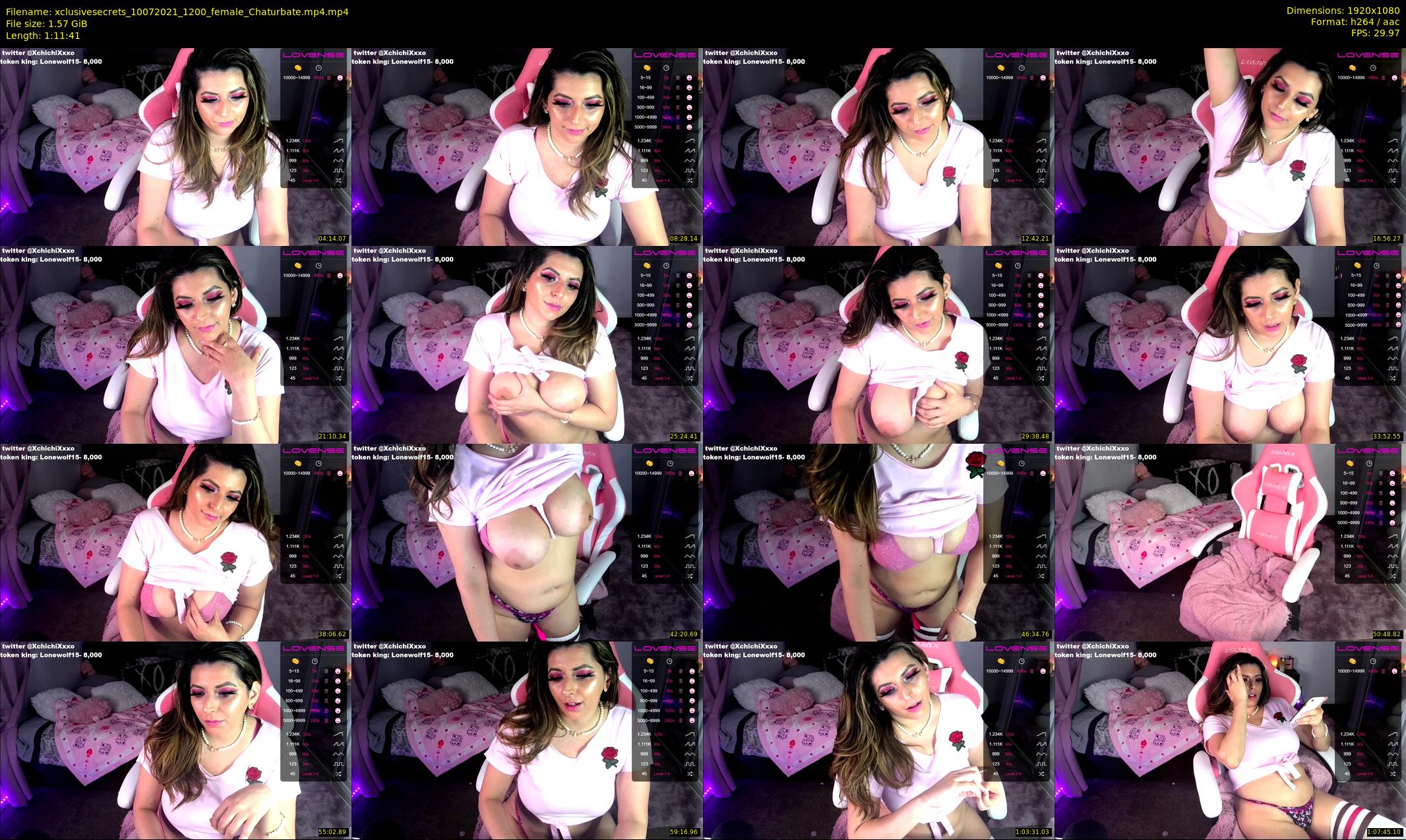 xclusivesecrets — 72 minute Chaturbate female cam show recording, 1080p, Jul 10, 2021