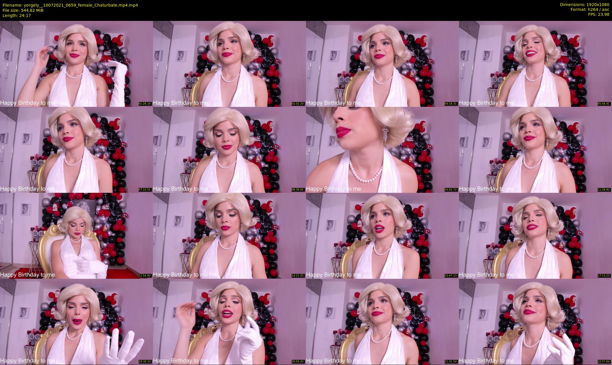 yorgely_ — 25 minute Chaturbate female cam show recording, 1080p, Jul 10, 2021