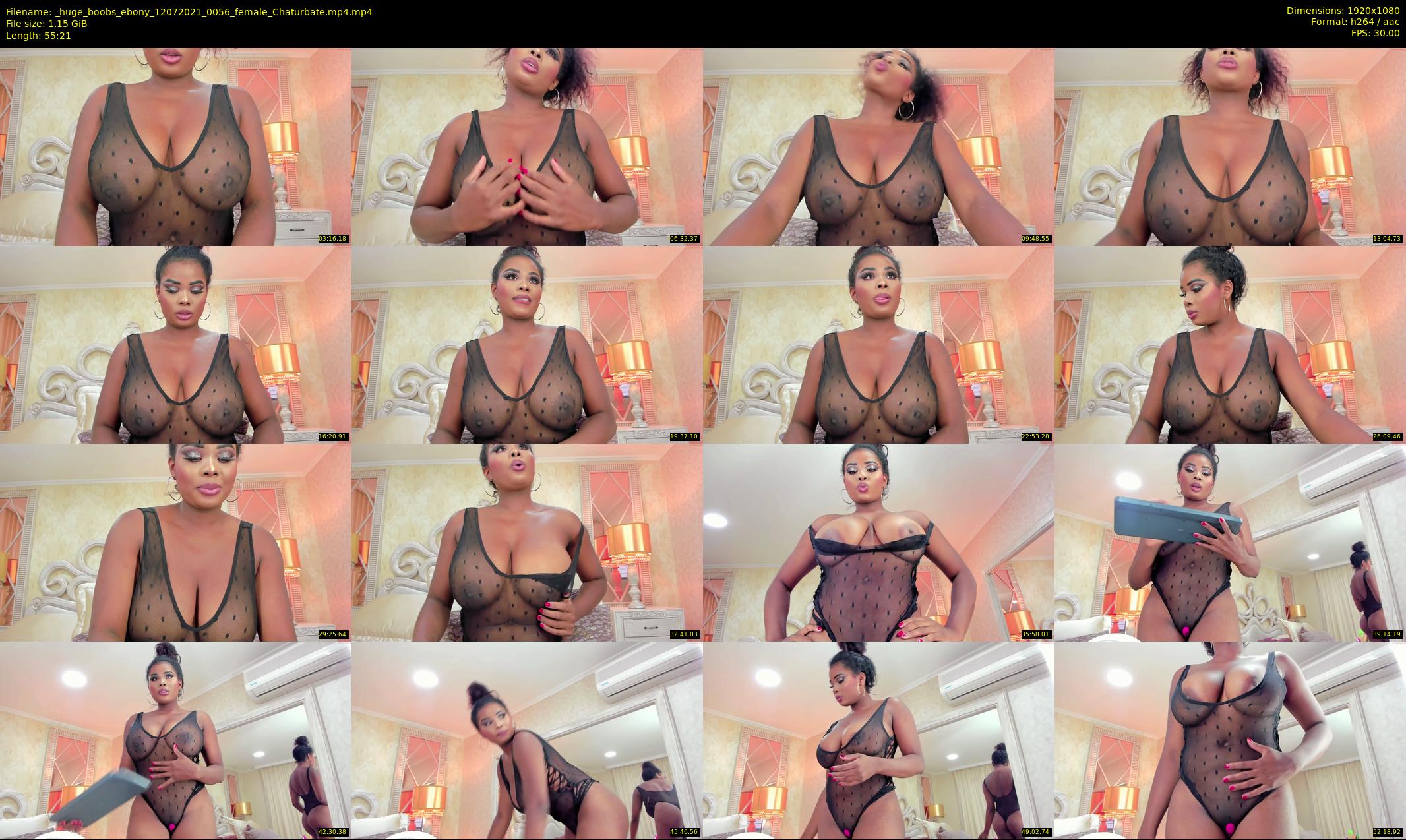 _huge_boobs_ebony — 56 minute Chaturbate female cam show recording, 1080p, Jul 12, 2021