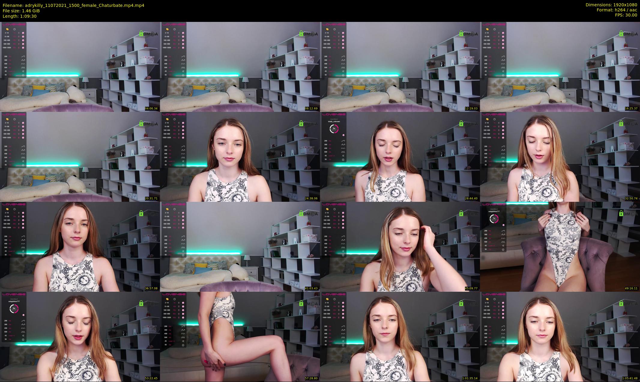 adrykilly — 70 minute Chaturbate female cam show recording, 1080p, Jul 11, 2021