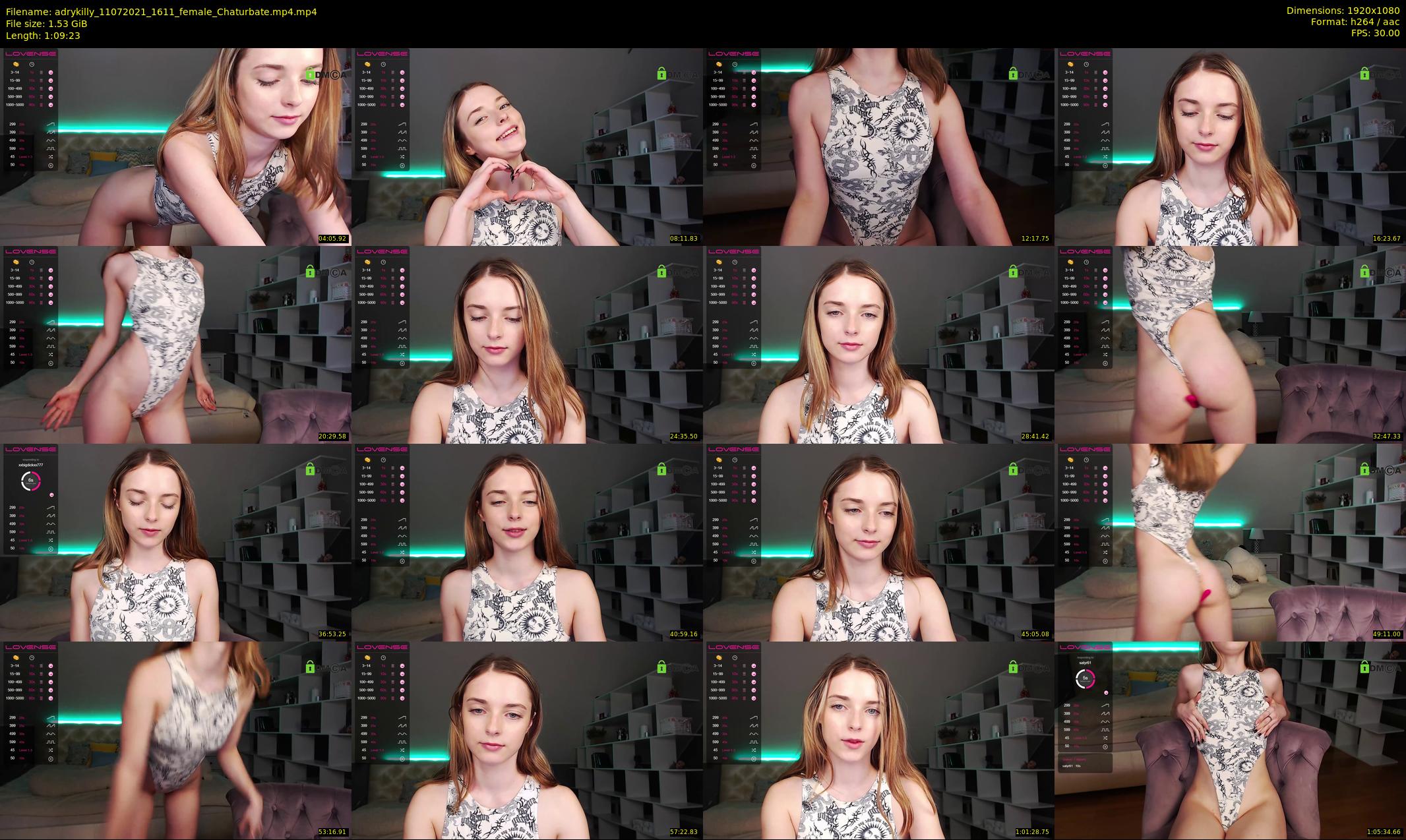 adrykilly — 70 minute Chaturbate female cam show recording, 1080p, Jul 11, 2021