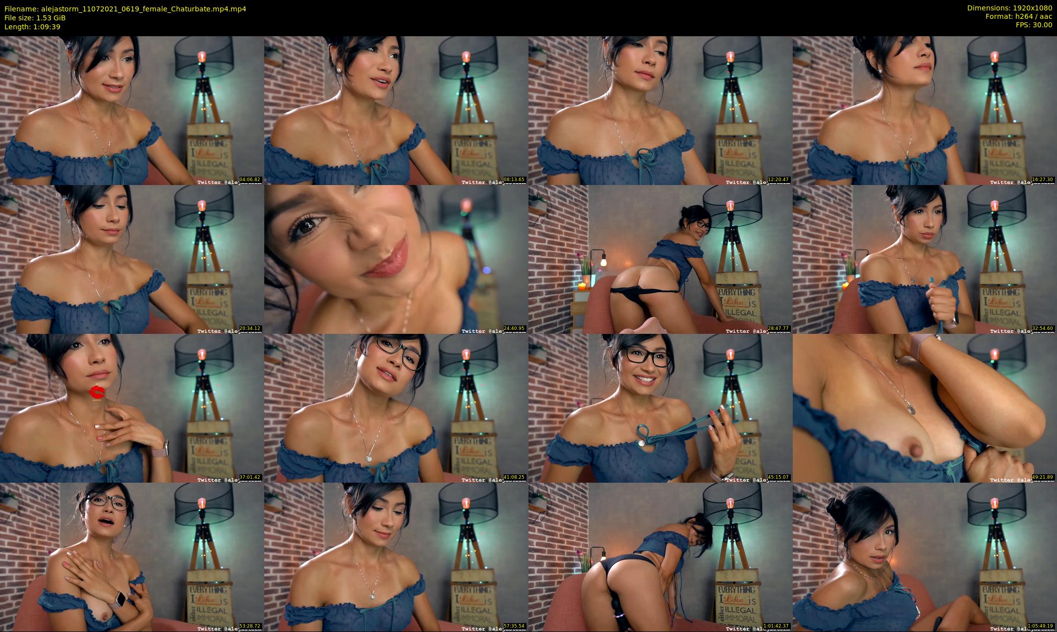 alejastorm — 70 minute Chaturbate female cam show recording, 1080p, Jul 11, 2021