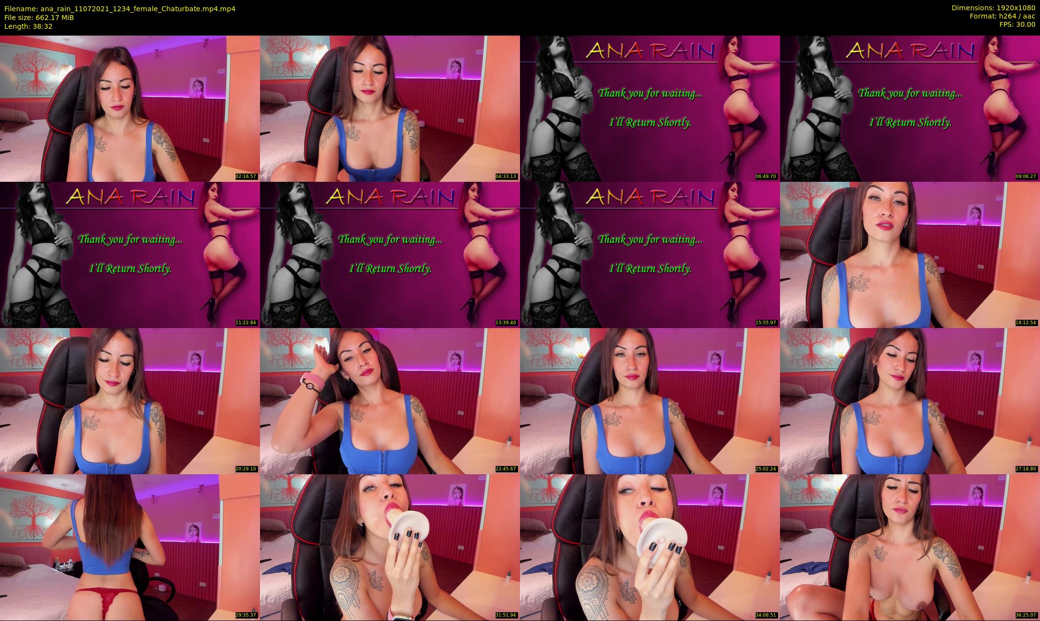 ana_rain — 39 minute Chaturbate female cam show recording, 1080p, Jul 11, 2021