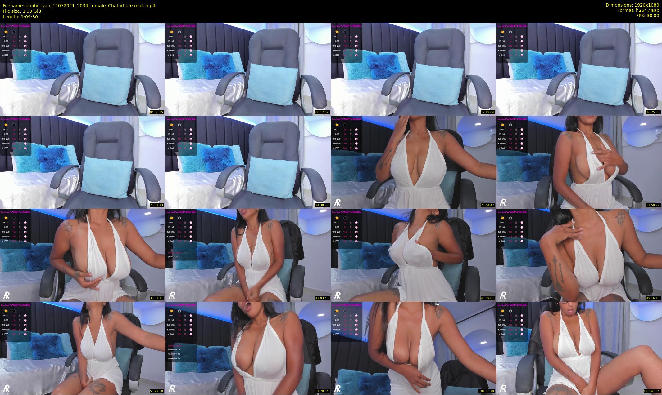 anahi_ryan — 70 minute Chaturbate female cam show recording, 1080p, Jul 11, 2021