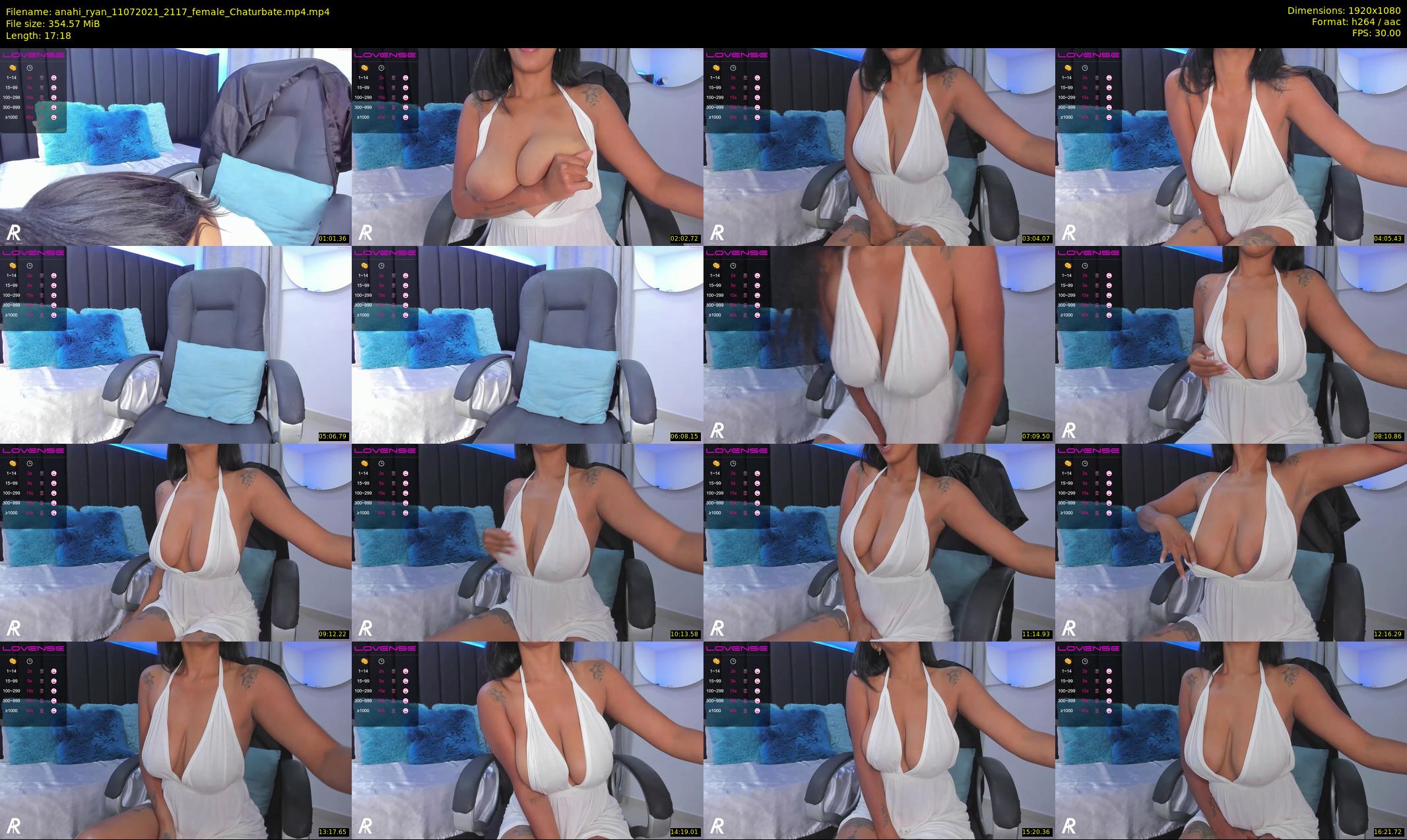 anahi_ryan — 18 minute Chaturbate female cam show recording, 1080p, Jul 11, 2021