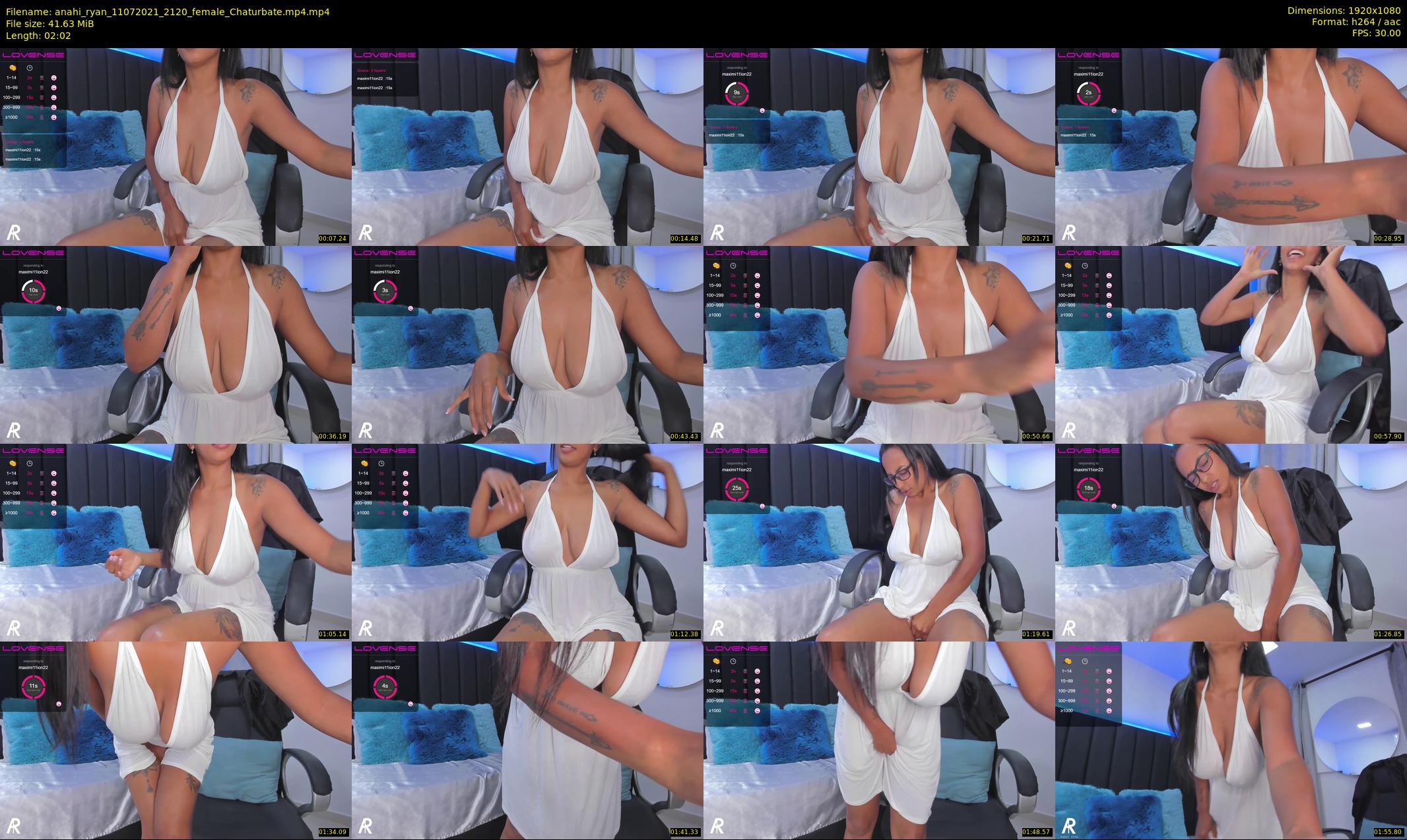 anahi_ryan — 3 minute Chaturbate female cam show recording, 1080p, Jul 11, 2021