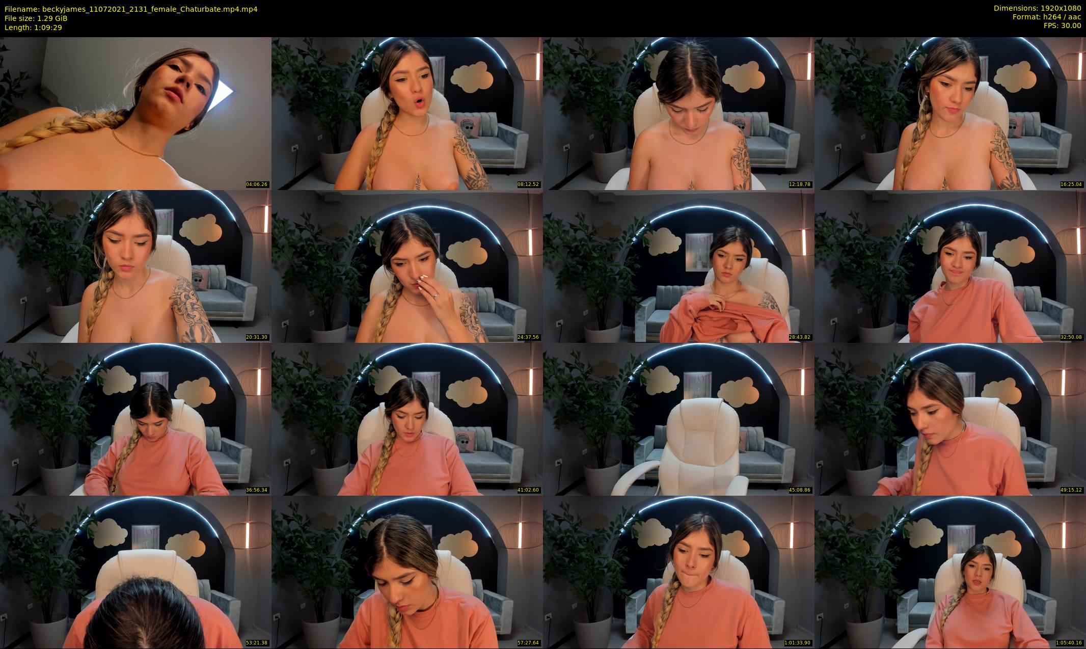 beckyjames — 70 minute Chaturbate female cam show recording, 1080p, Jul 11, 2021