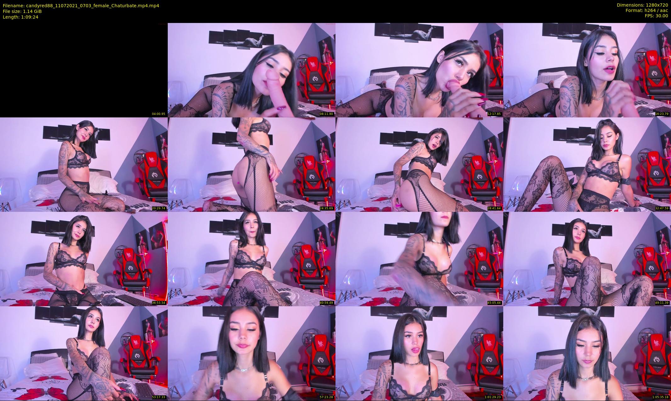 candyred88 — 70 minute Chaturbate female cam show recording, 720p, Jul 11, 2021