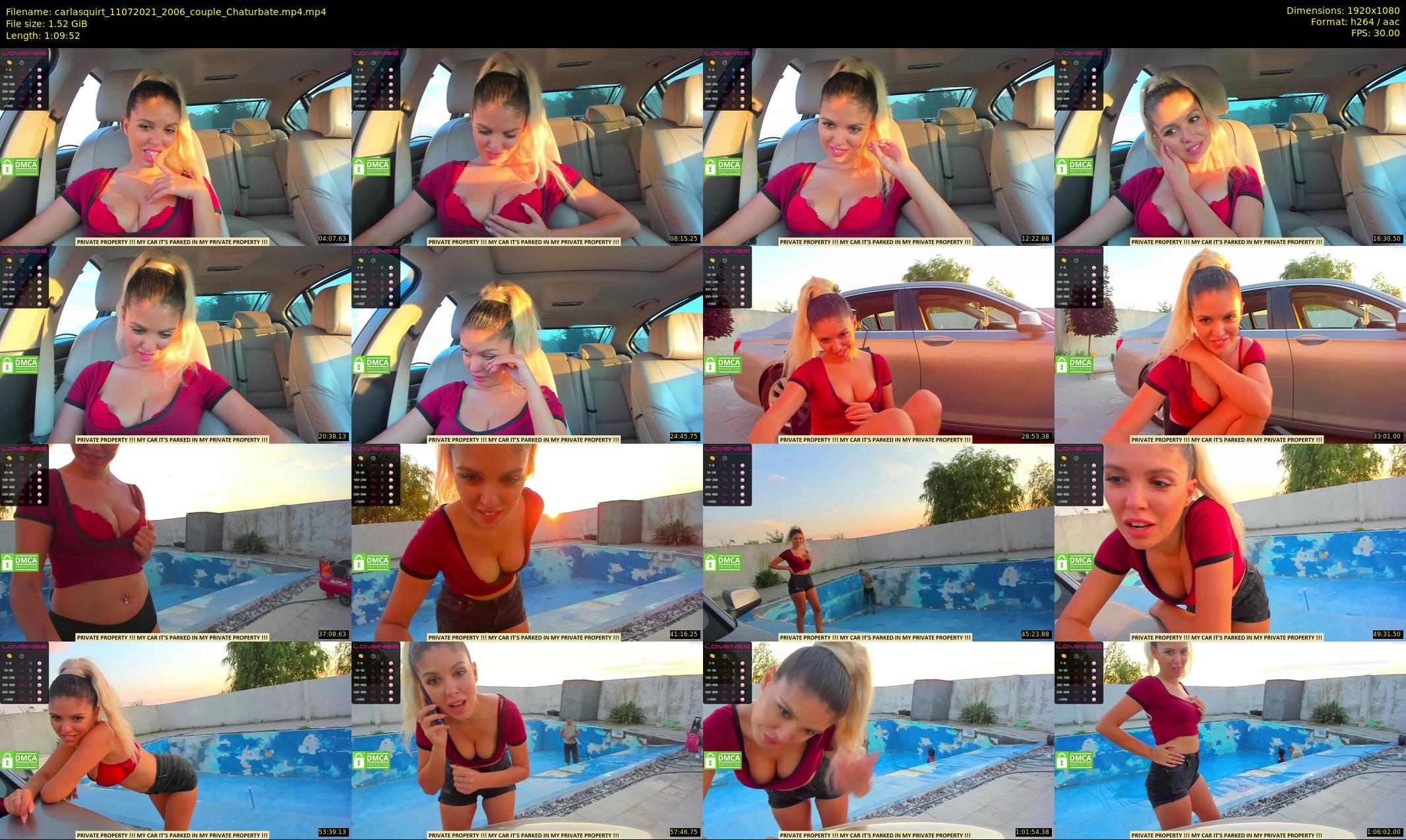 carlasquirt — 70 minute Chaturbate female cam show recording, 1080p, Jul 11, 2021