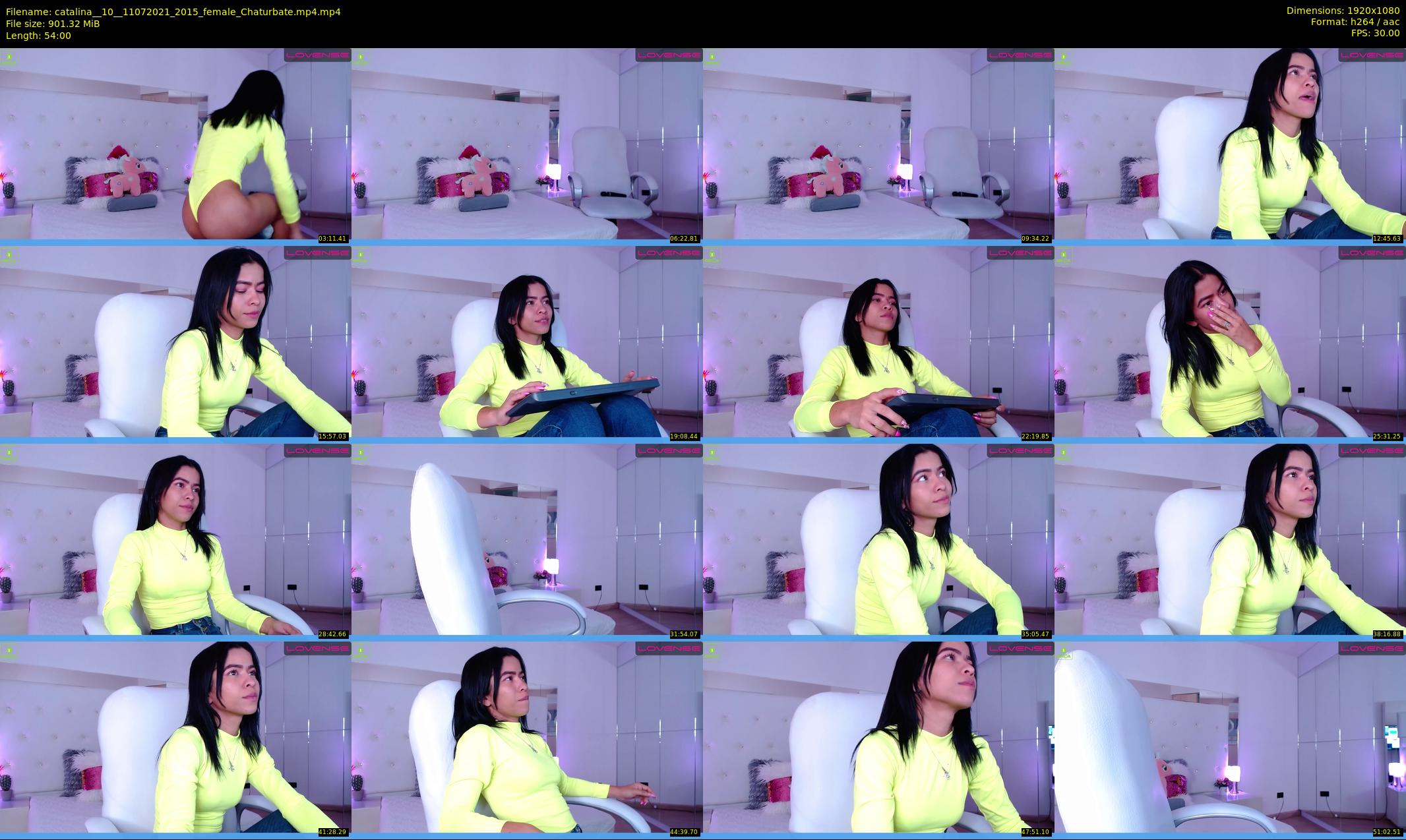 catalina__10_ — 54 minute Chaturbate female cam show recording, 1080p, Jul 11, 2021