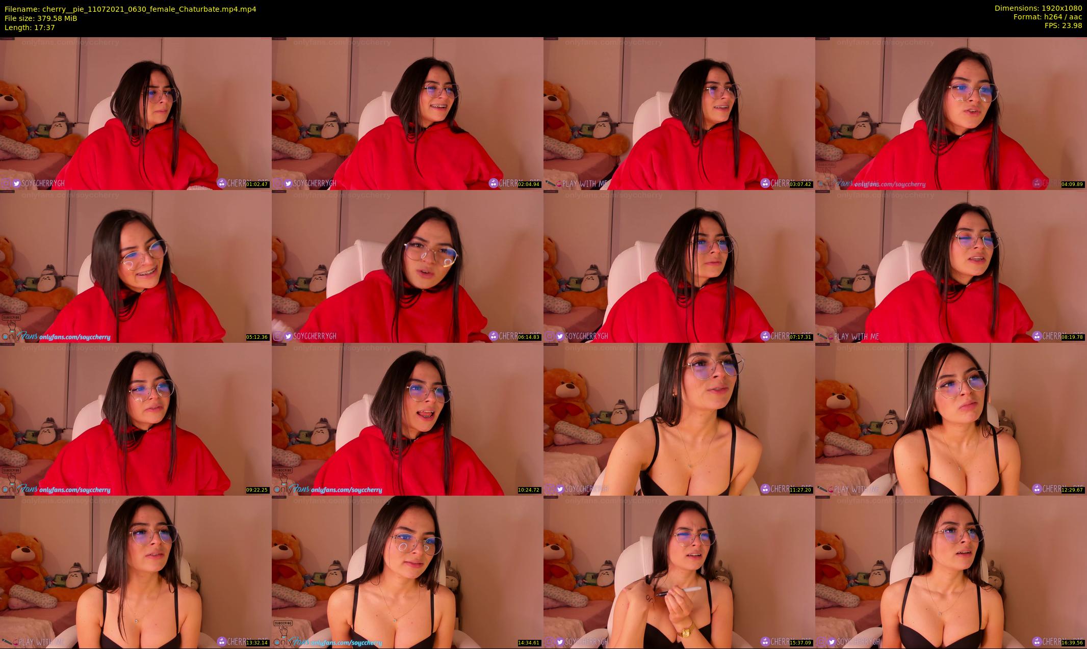 cherry__pie — 18 minute Chaturbate female cam show recording, 1080p, Jul 11, 2021