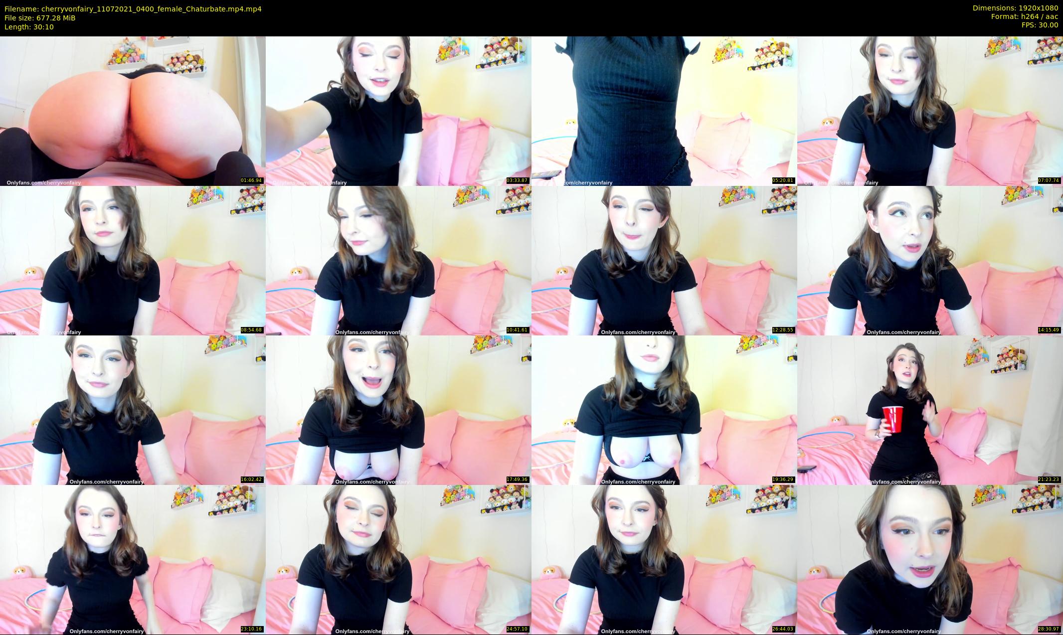 cherryvonfairy — 31 minute Chaturbate female cam show recording, 1080p, Jul 11, 2021