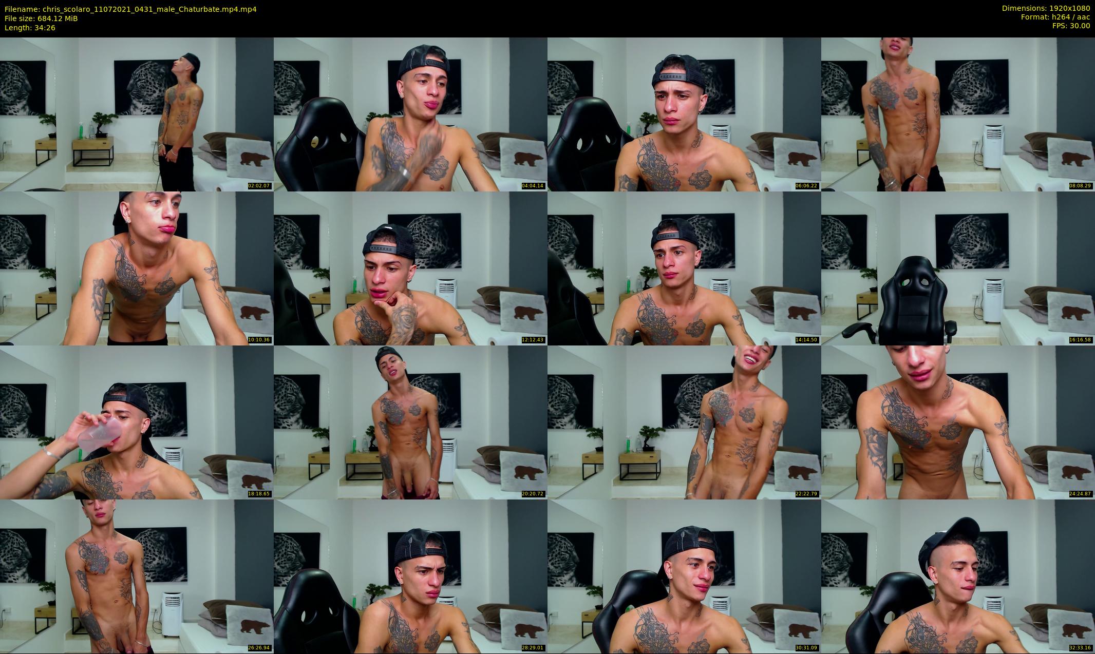 chris_scolaro — 35 minute Chaturbate male cam show recording, 1080p, Jul 11, 2021