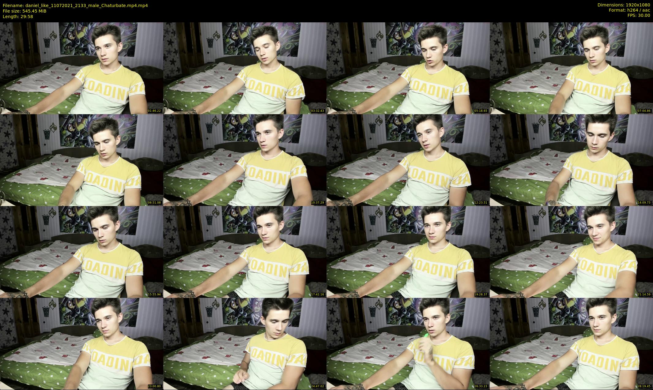 daniel_like — 30 minute Chaturbate male cam show recording, 1080p, Jul 11, 2021