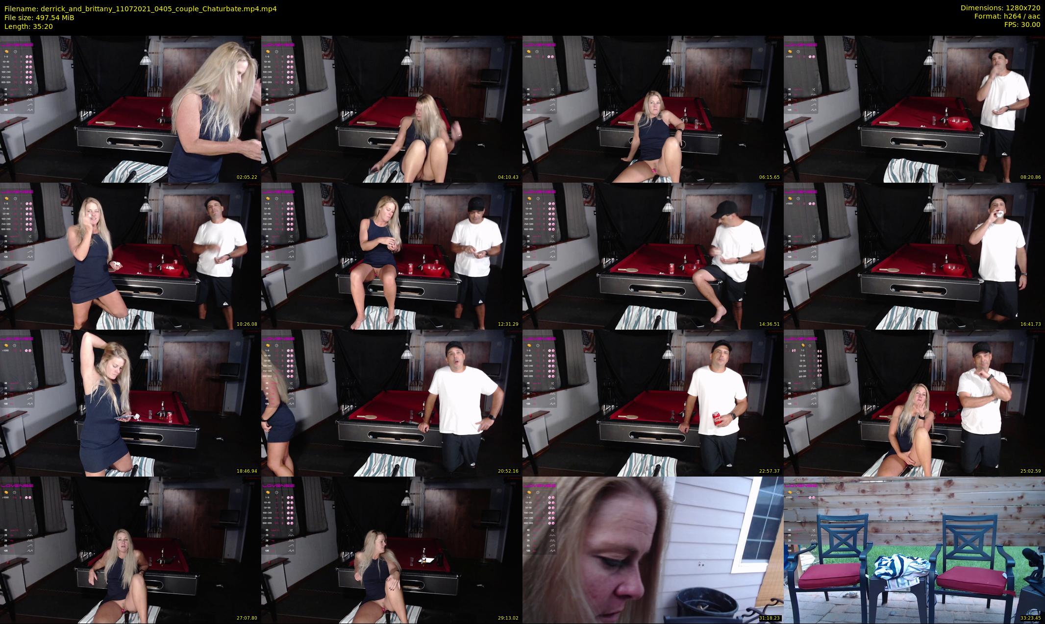 derrick_and_brittany — 36 minute Chaturbate couple cam show recording, 720p, Jul 11, 2021