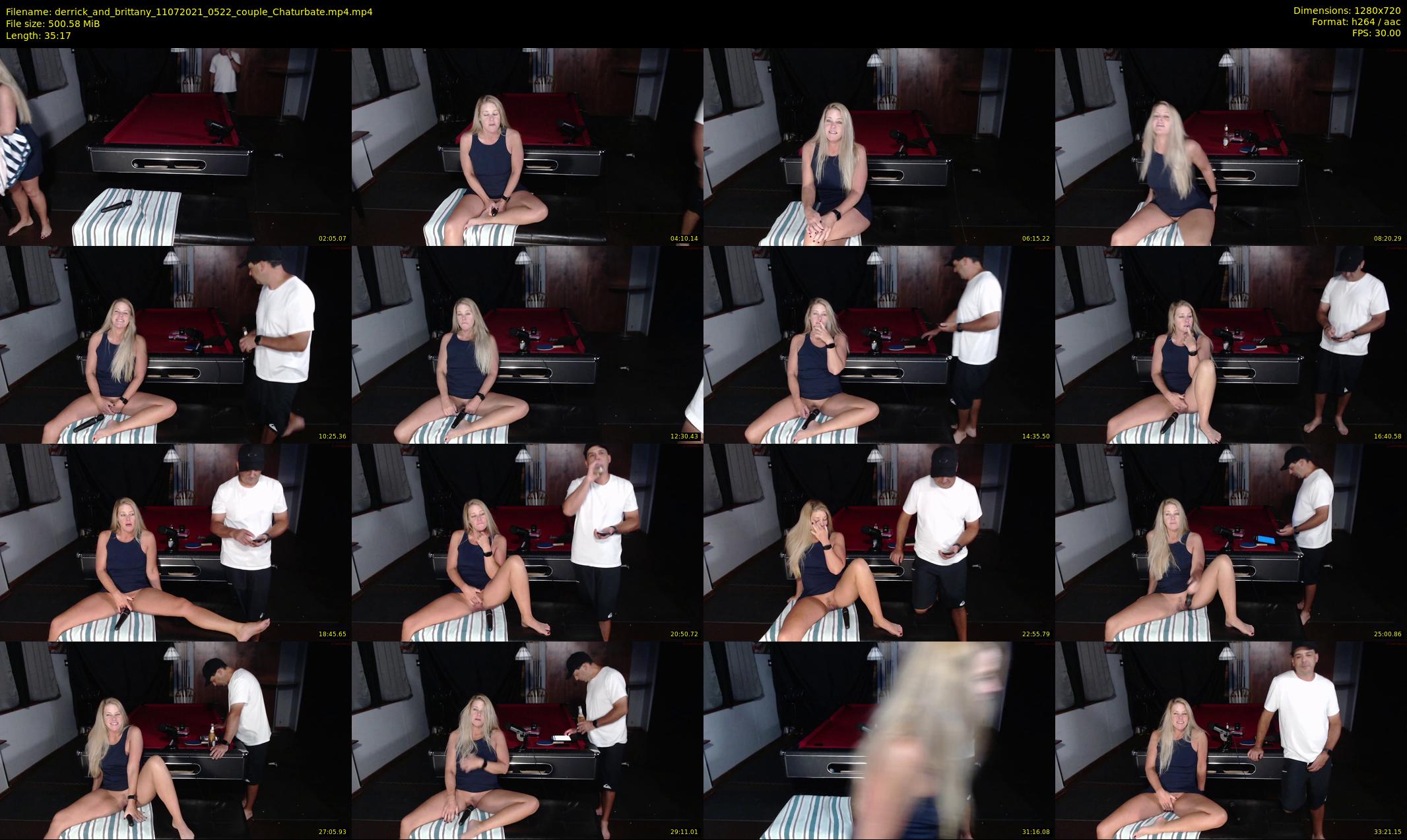 derrick_and_brittany — 36 minute Chaturbate couple cam show recording, 720p, Jul 11, 2021