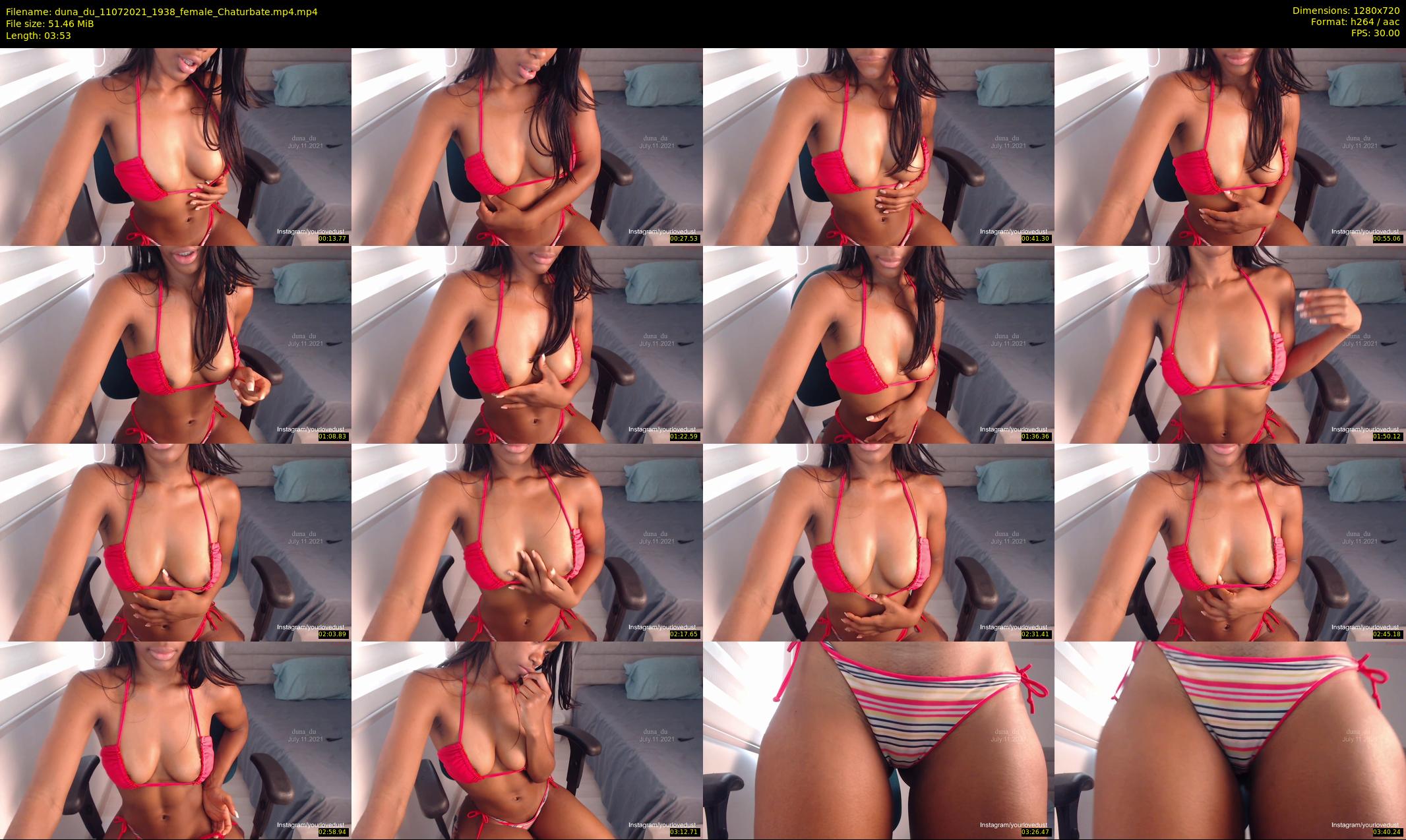 duna_du — 4 minute Chaturbate female cam show recording, 720p, Jul 11, 2021