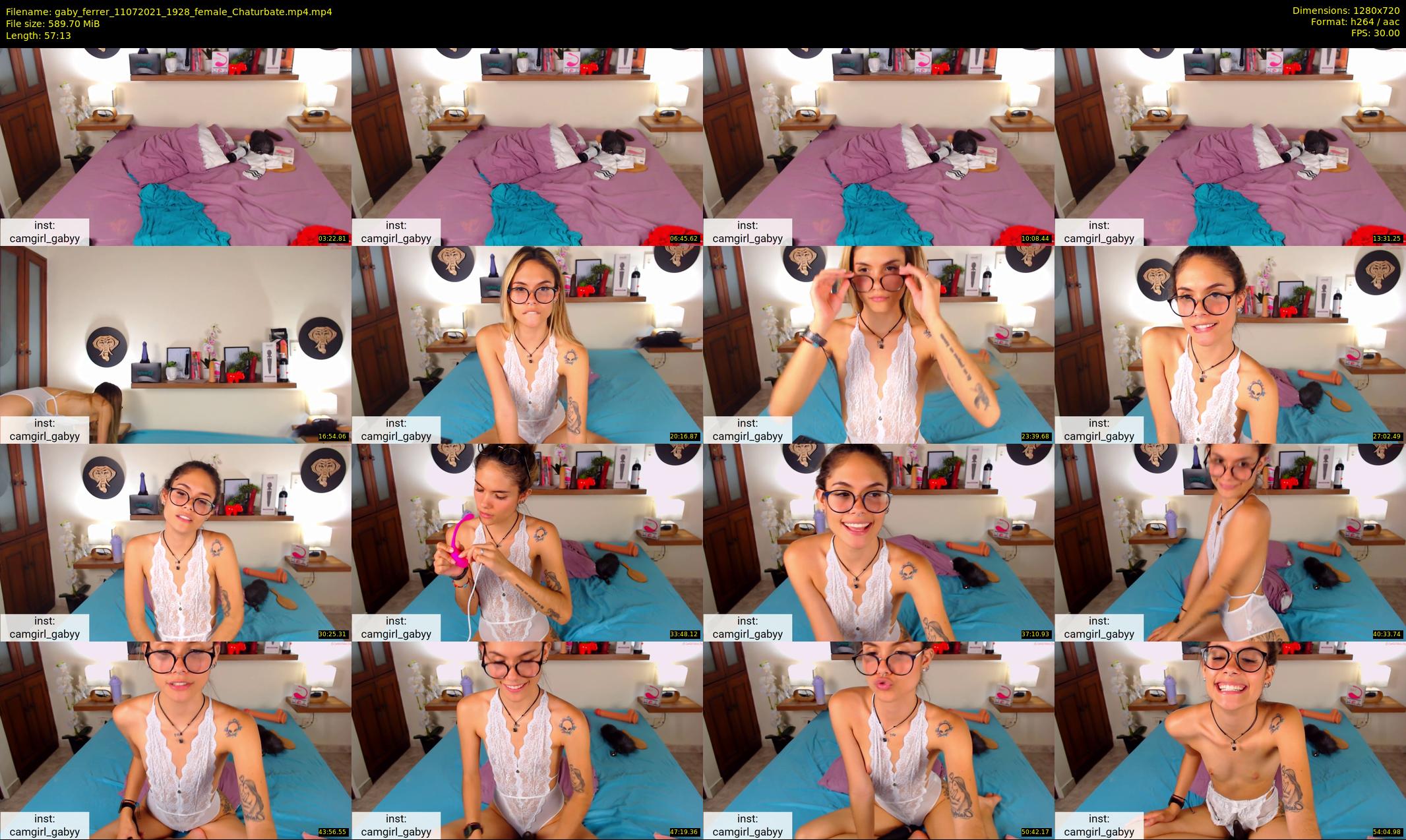 gaby_ferrer — 58 minute Chaturbate female cam show recording, 720p, Jul 11, 2021