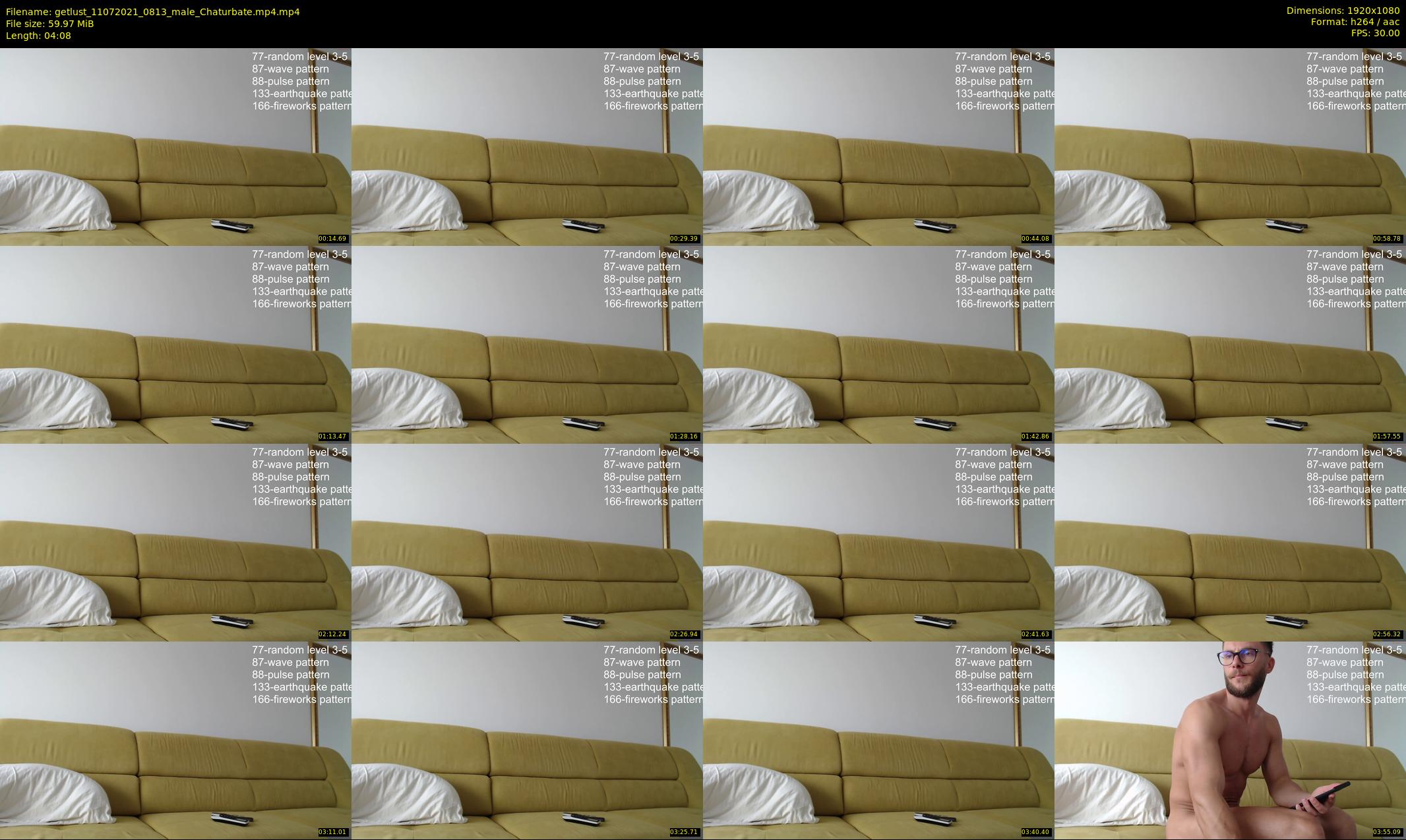 getlust — 5 minute Chaturbate male cam show recording, 1080p, Jul 11, 2021