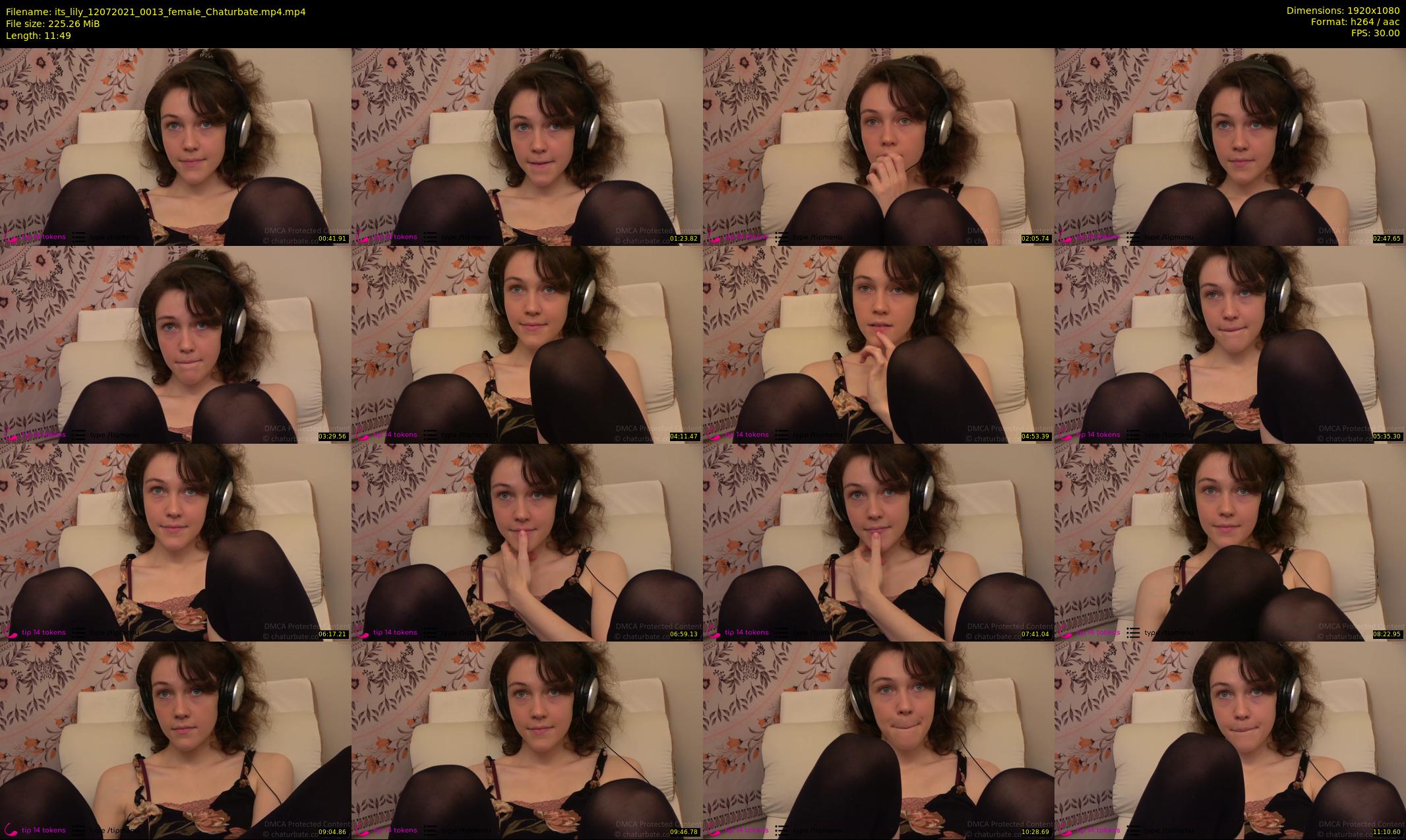 its_lily — 12 minute Chaturbate female cam show recording, 1080p, Jul 12, 2021