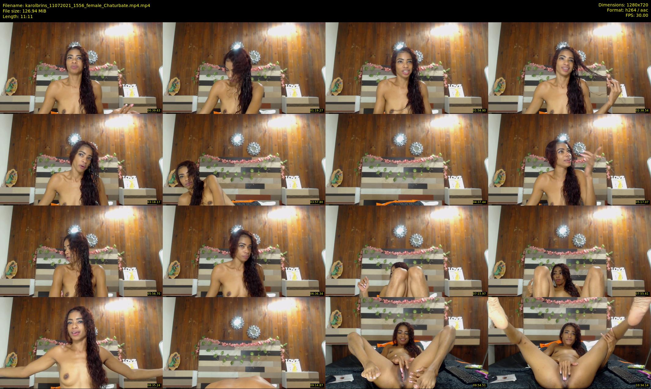karolbrins — 12 minute Chaturbate female cam show recording, 720p, Jul 11, 2021
