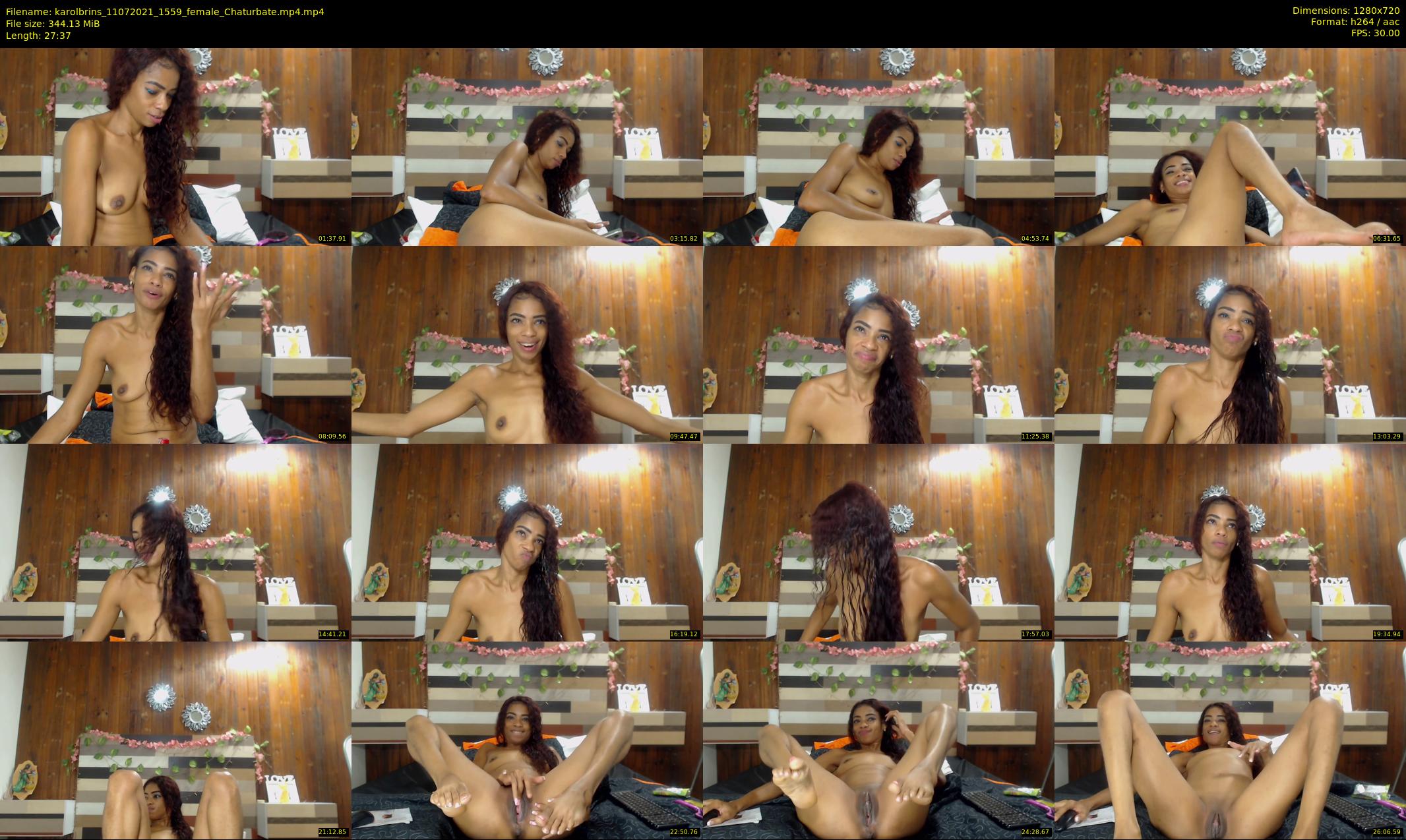 karolbrins — 28 minute Chaturbate female cam show recording, 720p, Jul 11, 2021