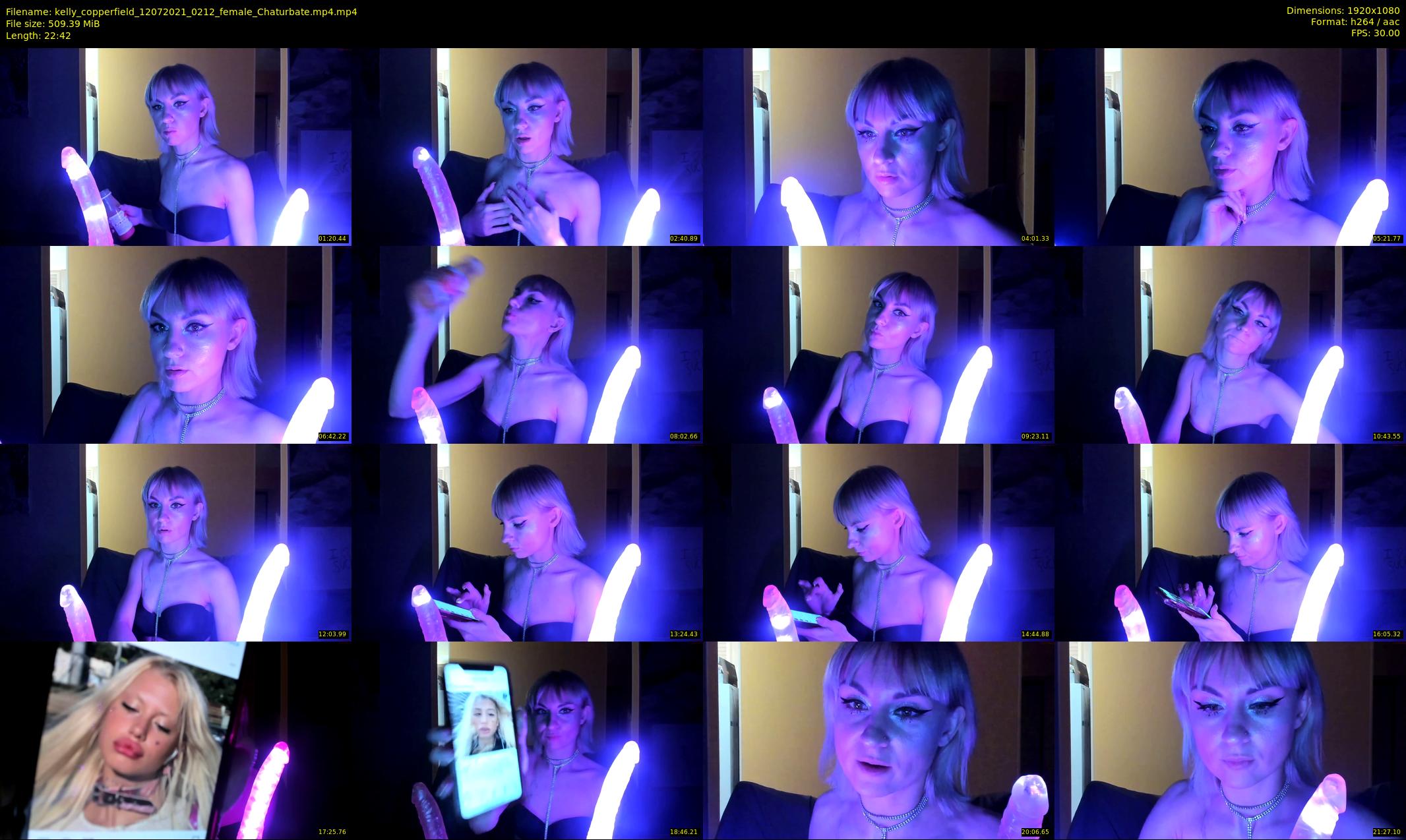 kelly_copperfield — 23 minute Chaturbate female cam show recording, 1080p, Jul 12, 2021