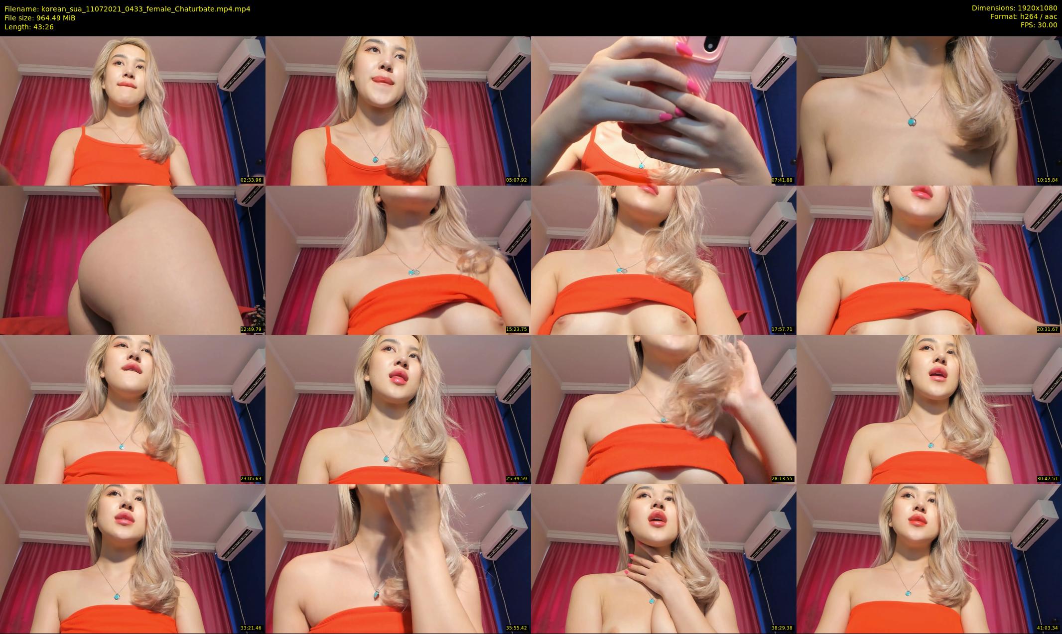 korean_sua — 44 minute Chaturbate female cam show recording, 1080p, Jul 11, 2021