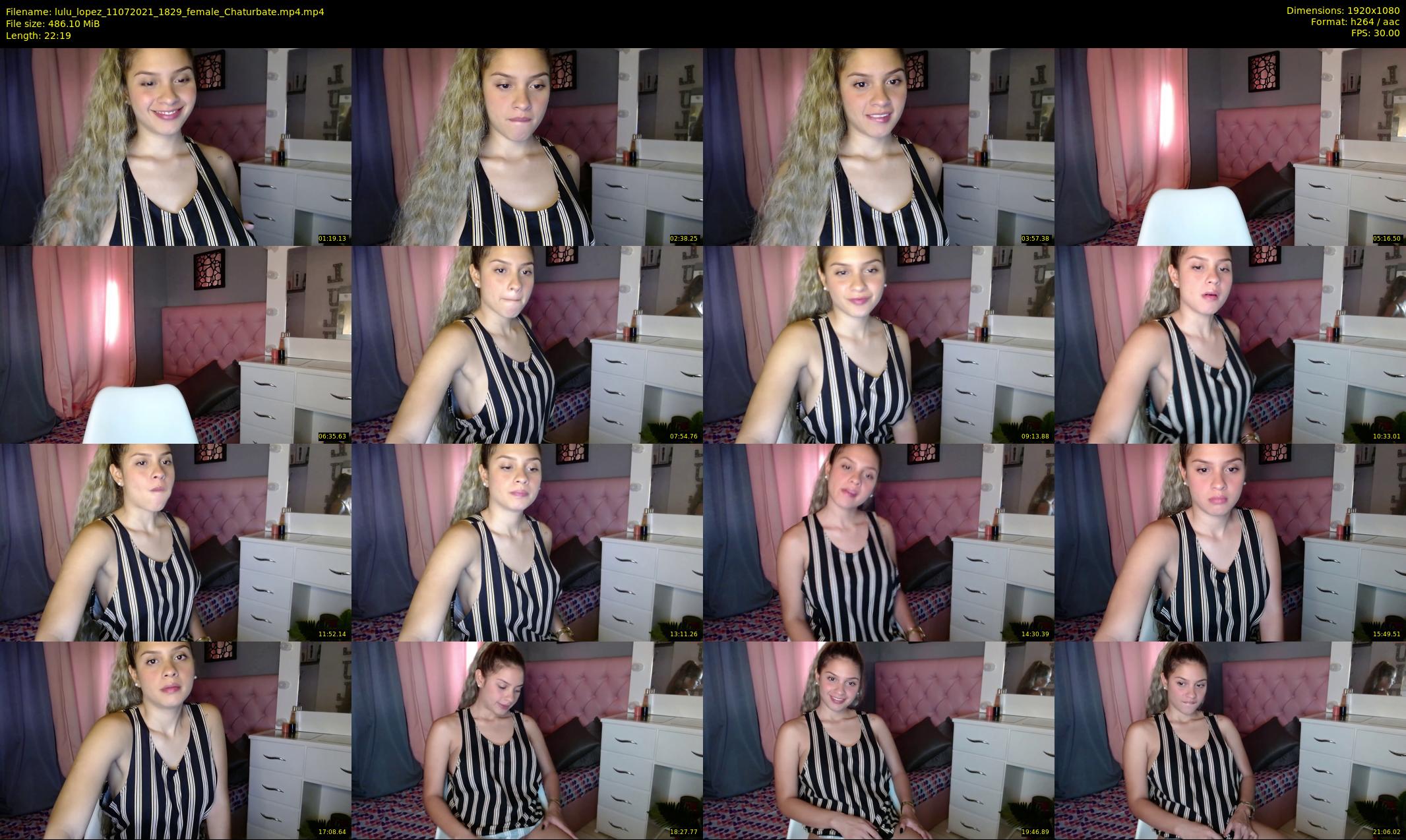 lulu_lopez — 23 minute Chaturbate female cam show recording, 1080p, Jul 11, 2021