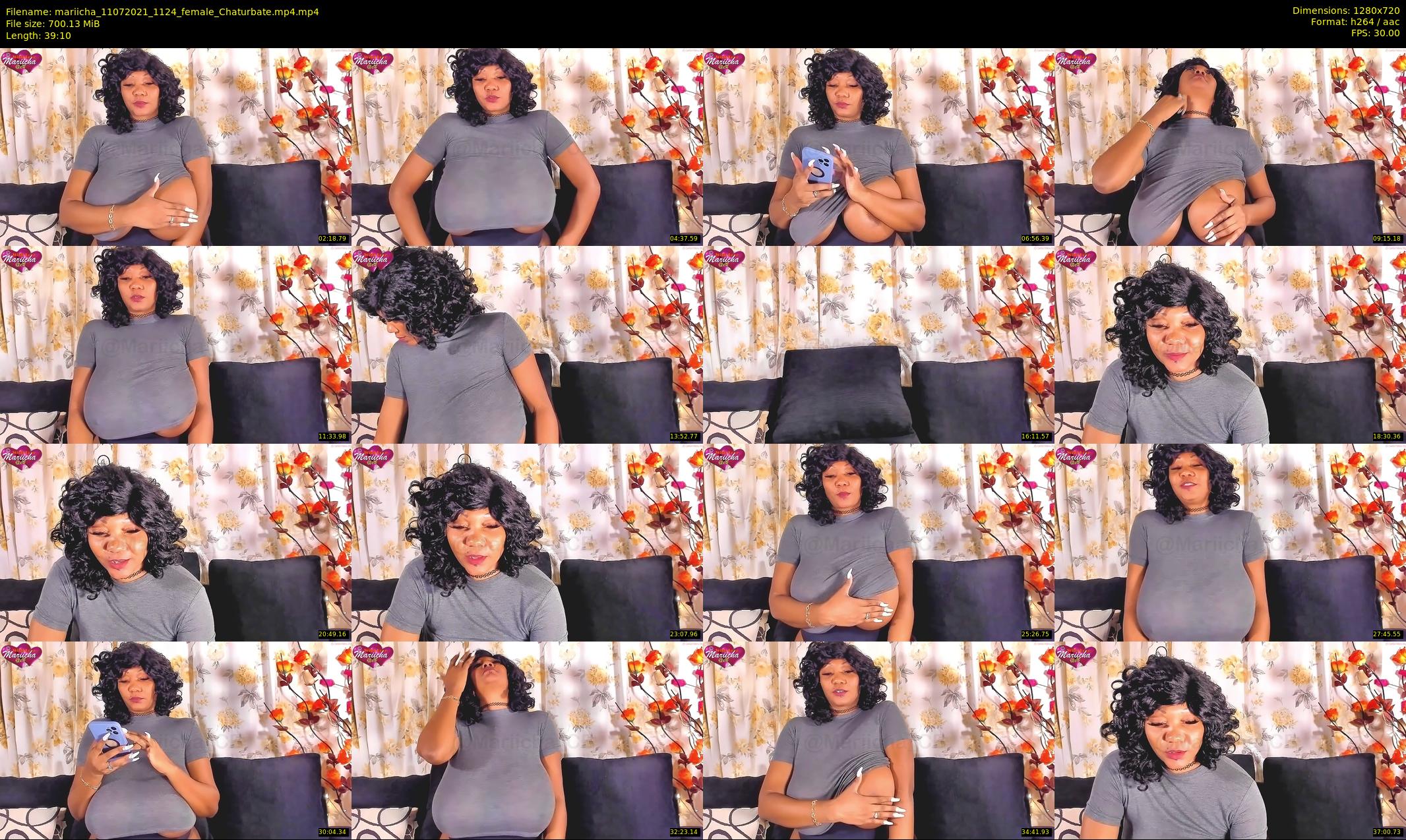 mariicha — 40 minute Chaturbate female cam show recording, 720p, Jul 11, 2021