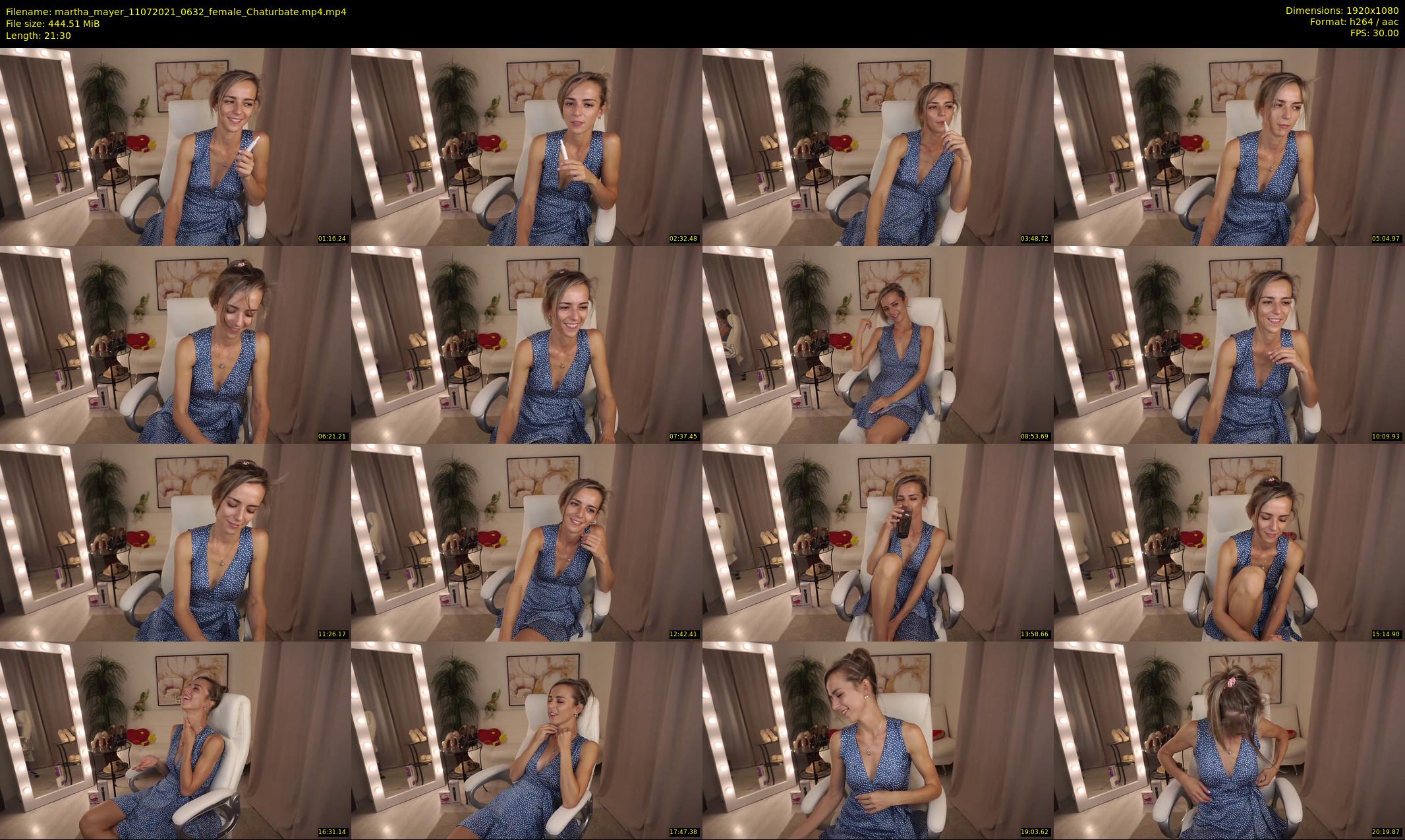 martha_mayer — 22 minute Chaturbate female cam show recording, 1080p, Jul 11, 2021