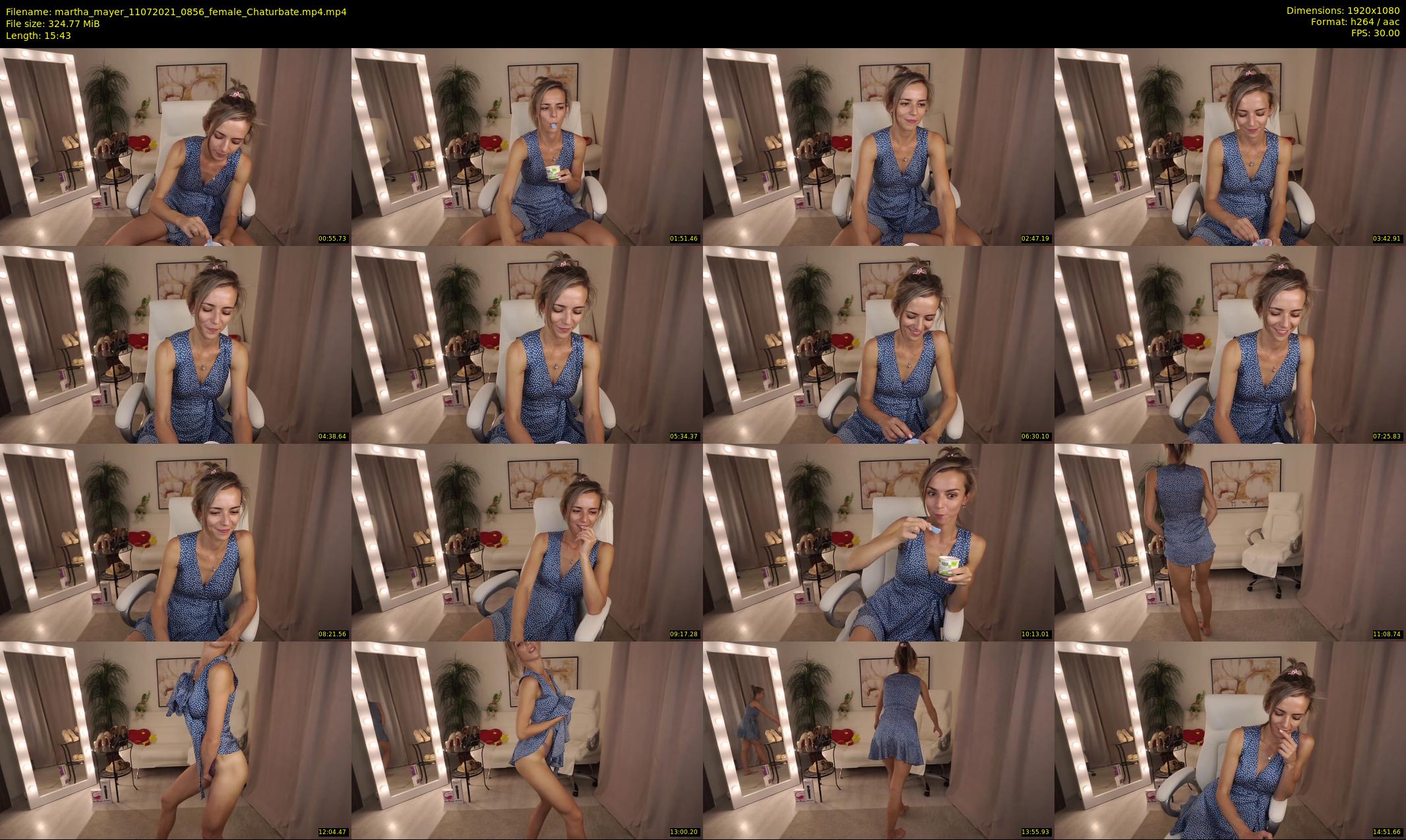 martha_mayer — 16 minute Chaturbate female cam show recording, 1080p, Jul 11, 2021