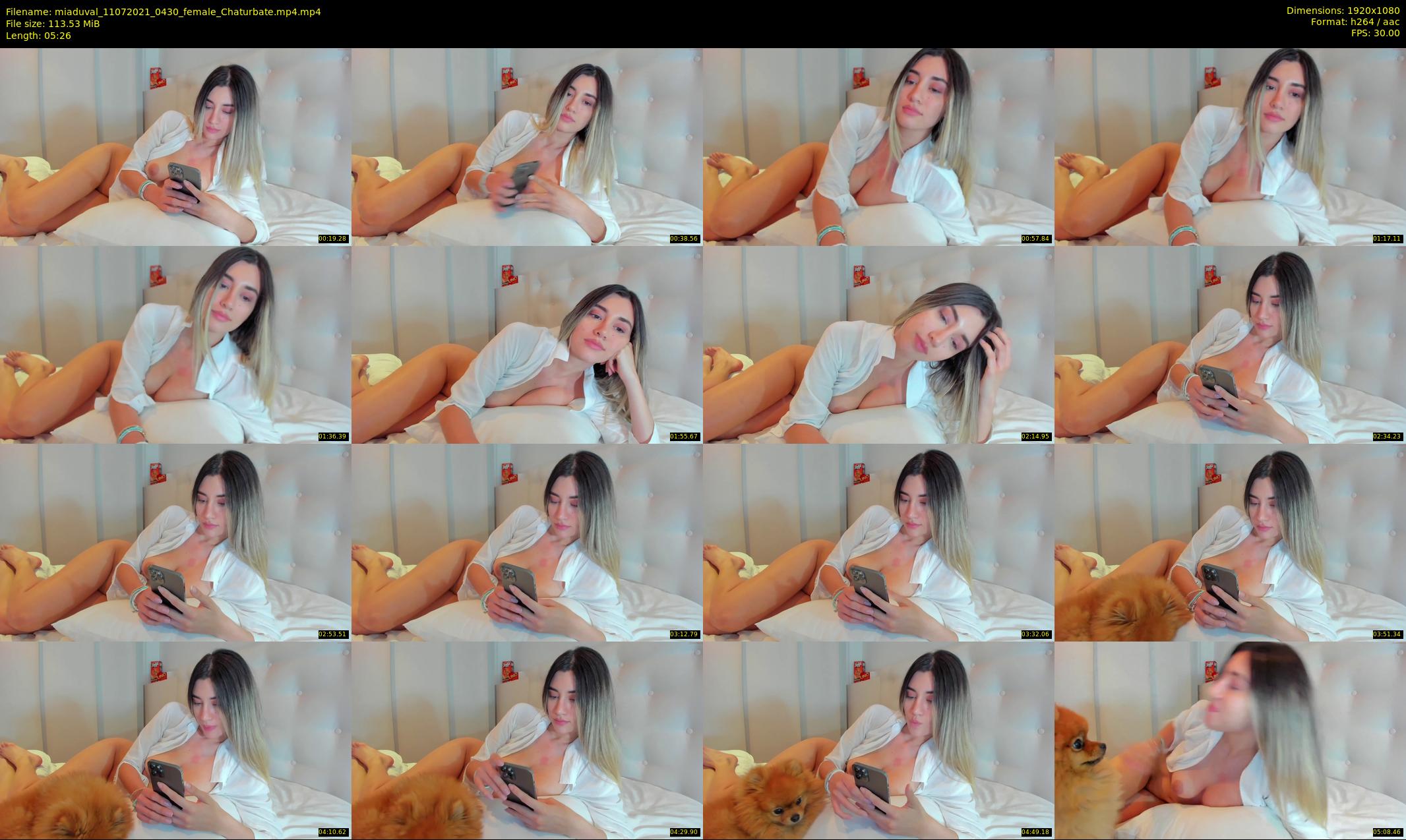 miaduval — 6 minute Chaturbate female cam show recording, 1080p, Jul 11, 2021