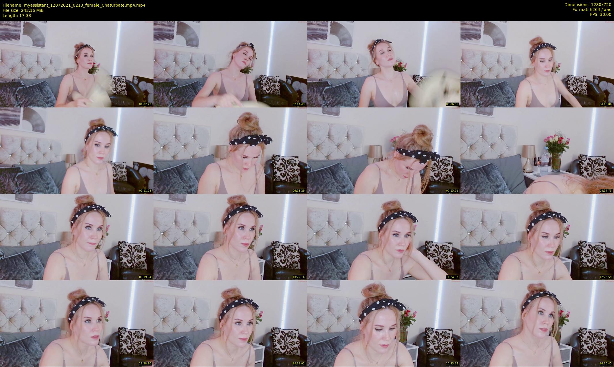 myassistant — 18 minute Chaturbate female cam show recording, 720p, Jul 12, 2021