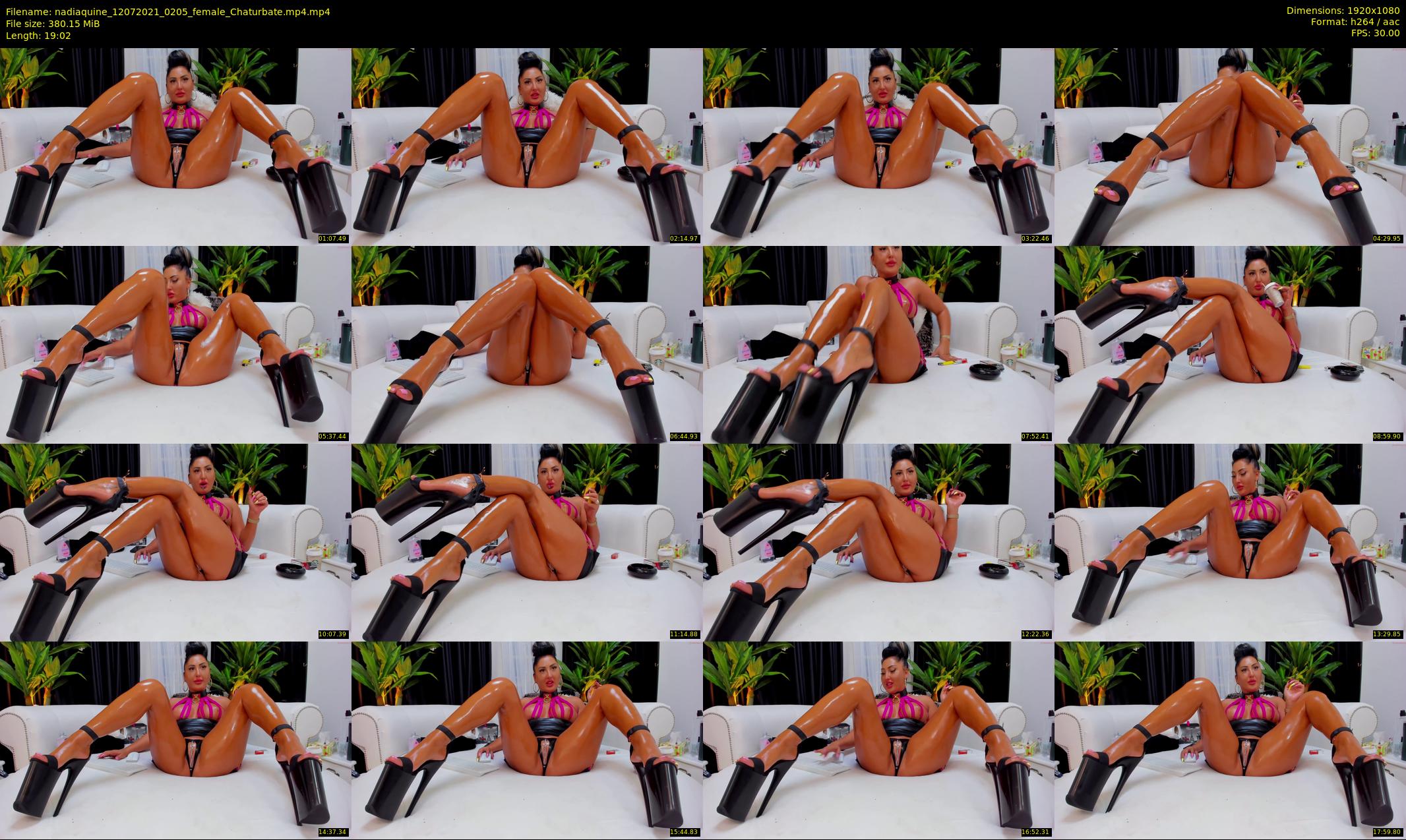 nadiaquine — 20 minute Chaturbate female cam show recording, 1080p, Jul 12, 2021
