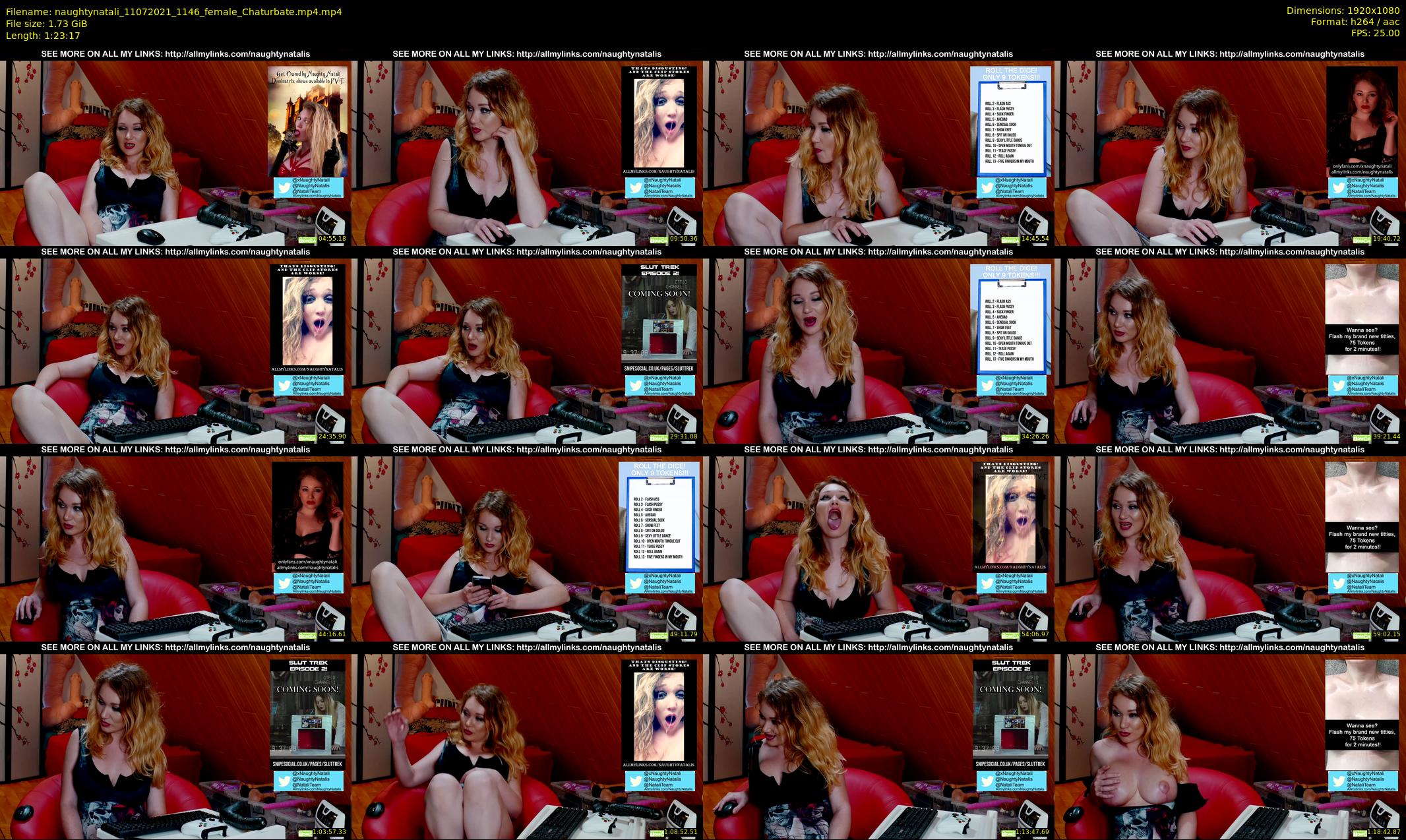 naughtynatali — 84 minute Chaturbate female cam show recording, 1080p, Jul 11, 2021