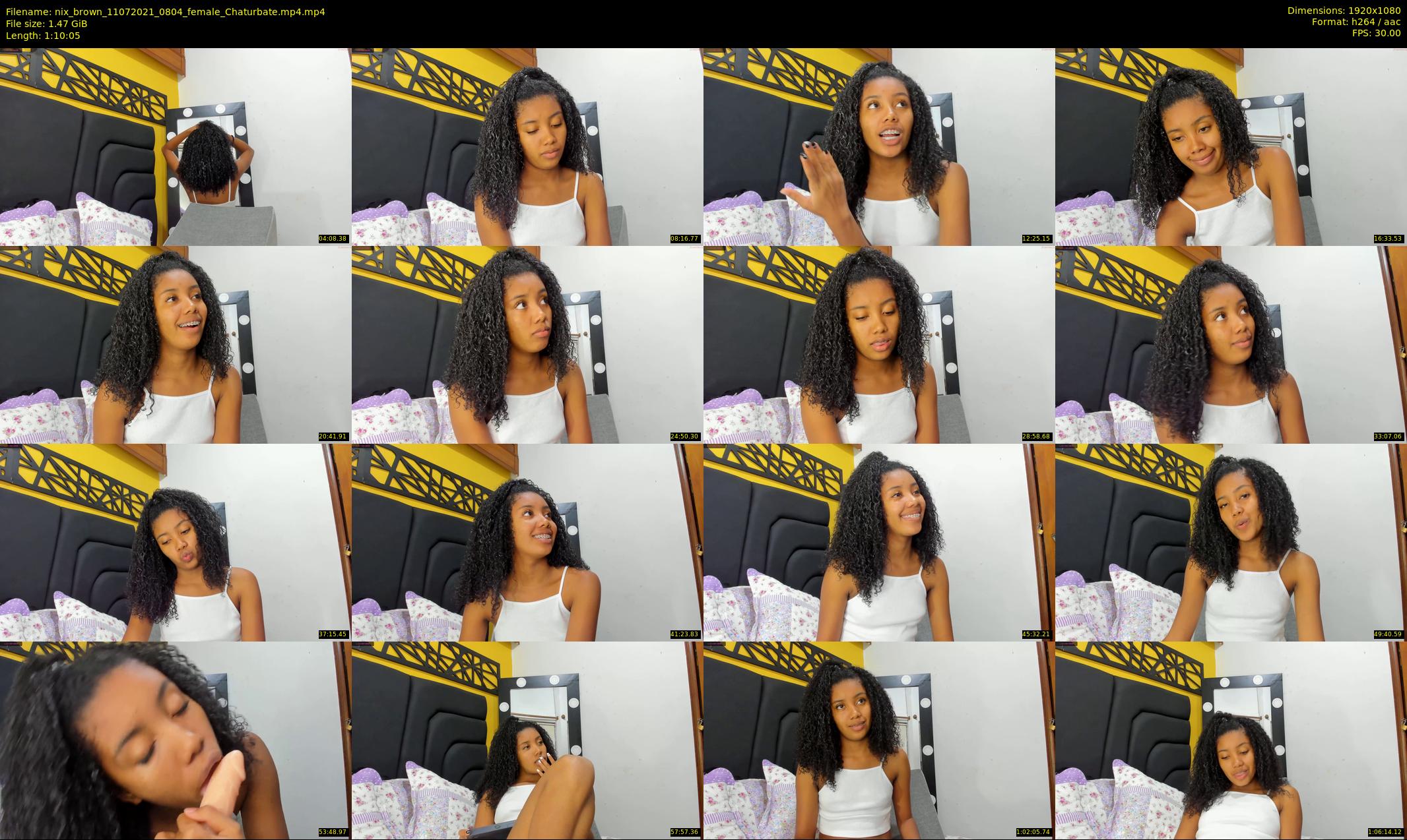 nix_brown — 71 minute Chaturbate female cam show recording, 1080p, Jul 11, 2021