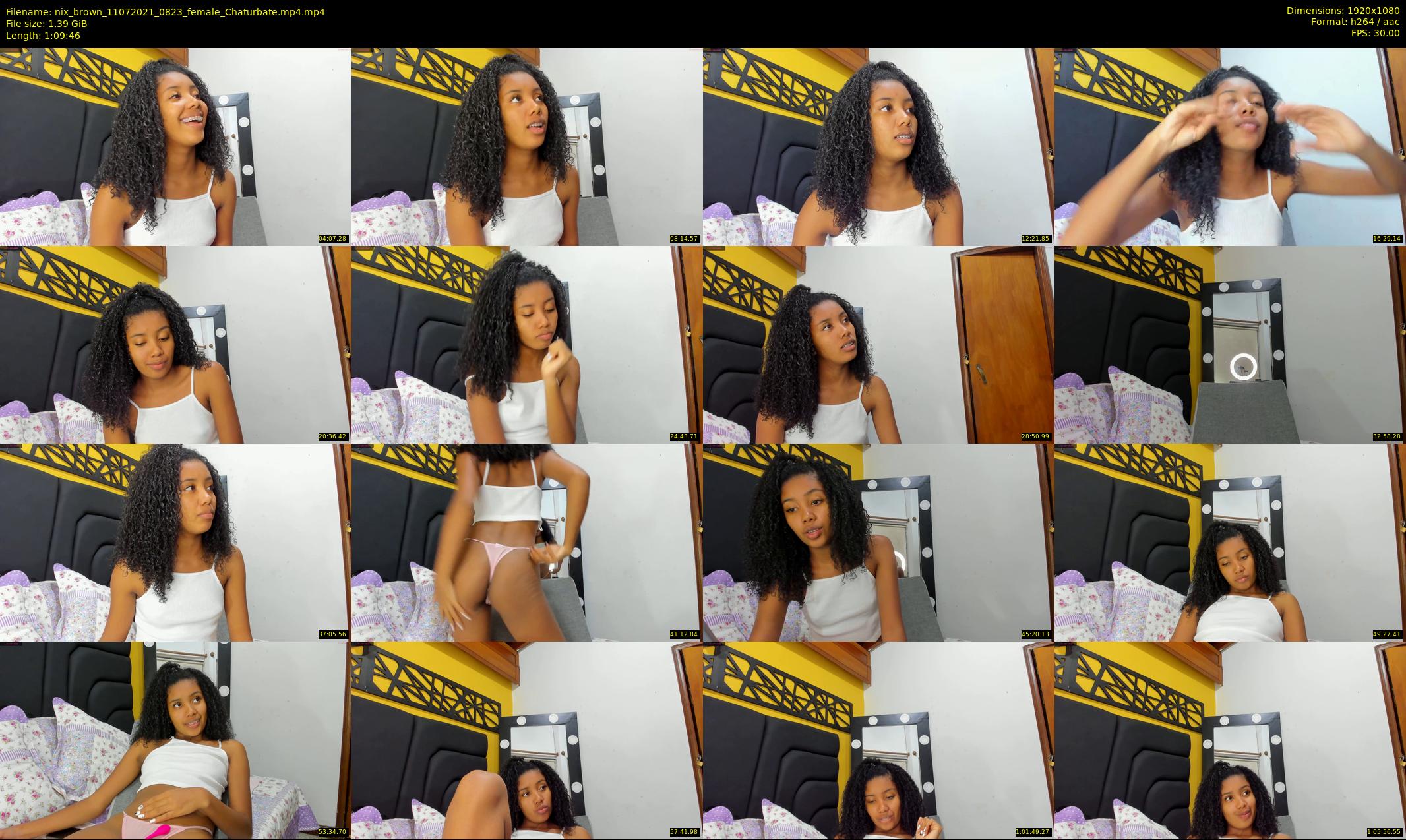 nix_brown — 70 minute Chaturbate female cam show recording, 1080p, Jul 11, 2021