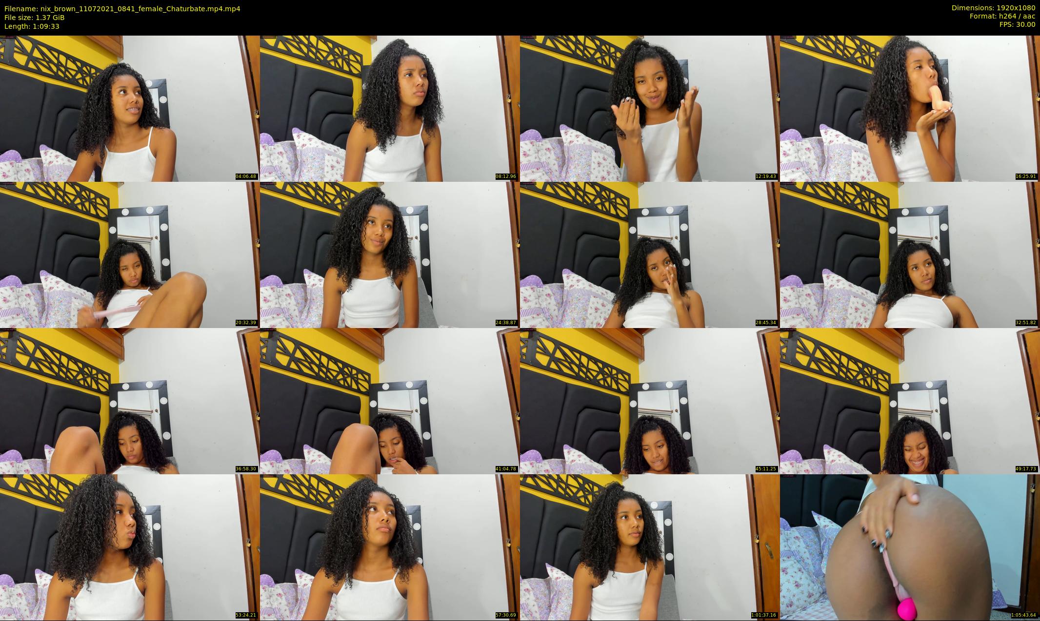nix_brown — 70 minute Chaturbate female cam show recording, 1080p, Jul 11, 2021