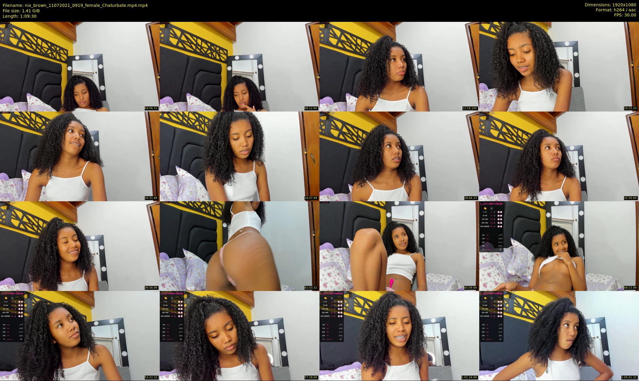 nix_brown — 70 minute Chaturbate female cam show recording, 1080p, Jul 11, 2021