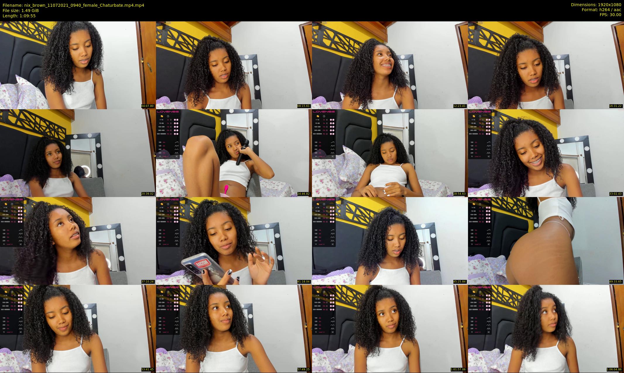 nix_brown — 70 minute Chaturbate female cam show recording, 1080p, Jul 11, 2021