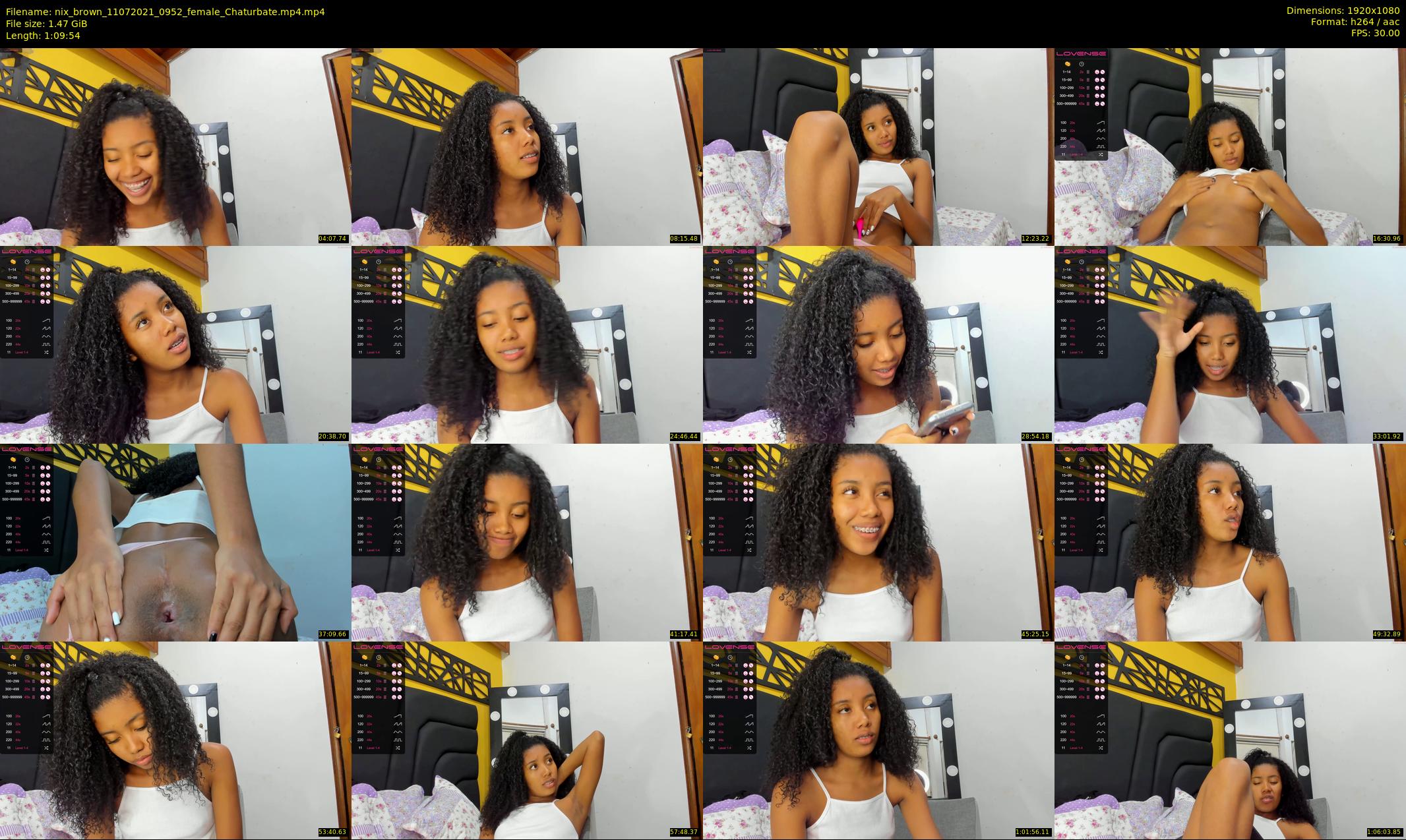 nix_brown — 70 minute Chaturbate female cam show recording, 1080p, Jul 11, 2021