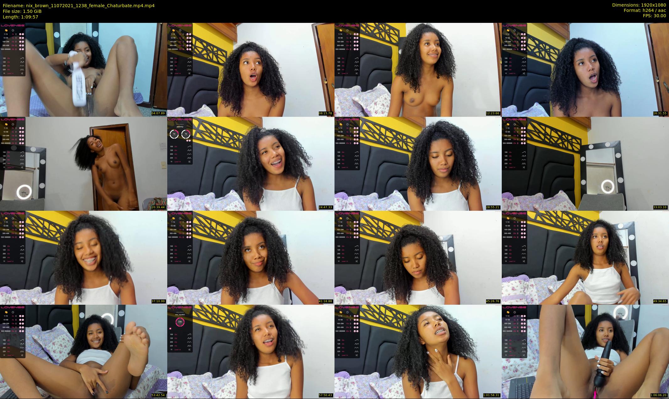 nix_brown — 70 minute Chaturbate female cam show recording, 1080p, Jul 11, 2021