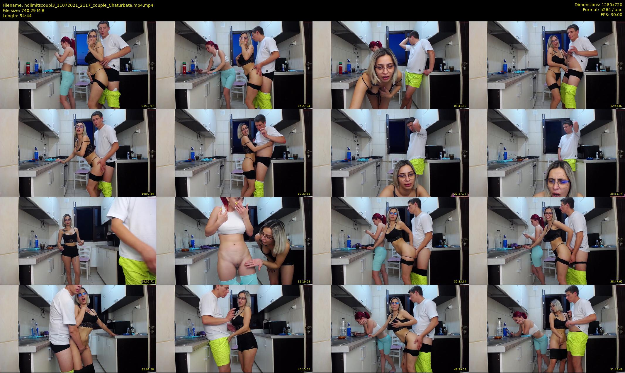 nolimitscoupl3 — 55 minute Chaturbate couple cam show recording, 720p, Jul 11, 2021