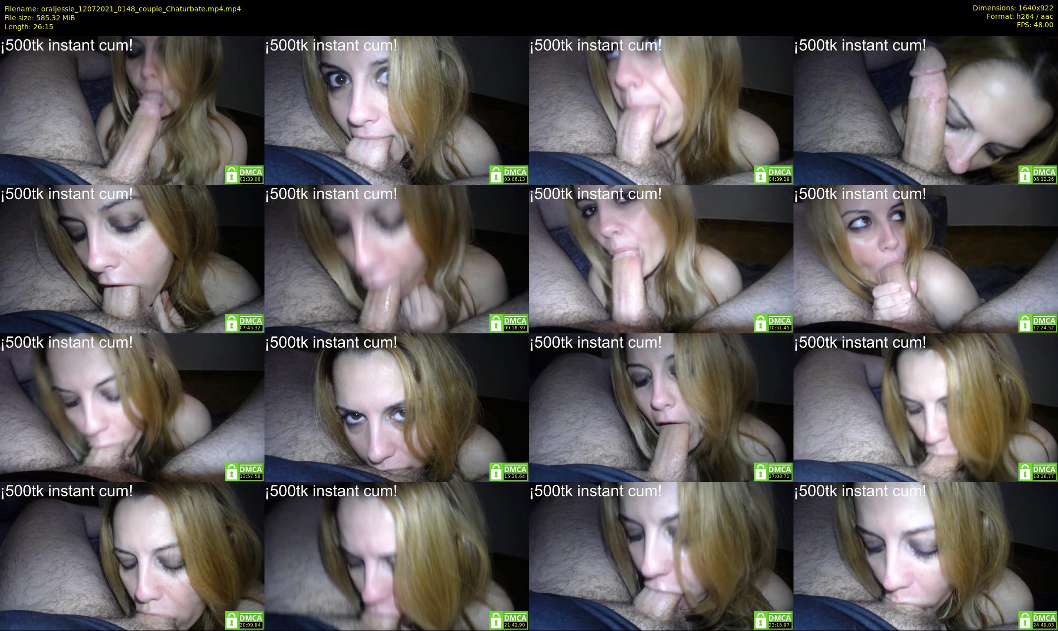 oraljessie — 27 minute Chaturbate couple cam show recording, 720p, Jul 12, 2021