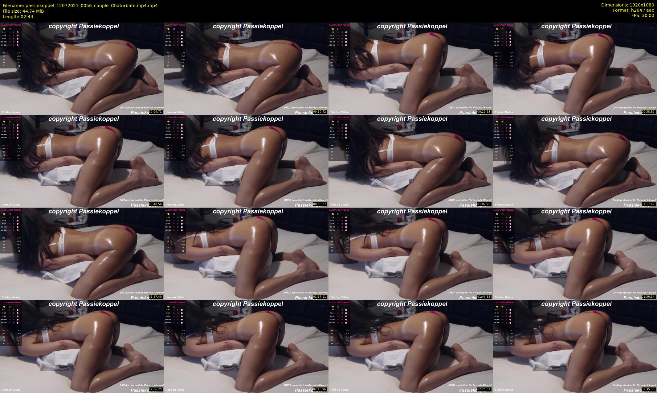 passiekoppel — 3 minute Chaturbate couple cam show recording, 1080p, Jul 12, 2021