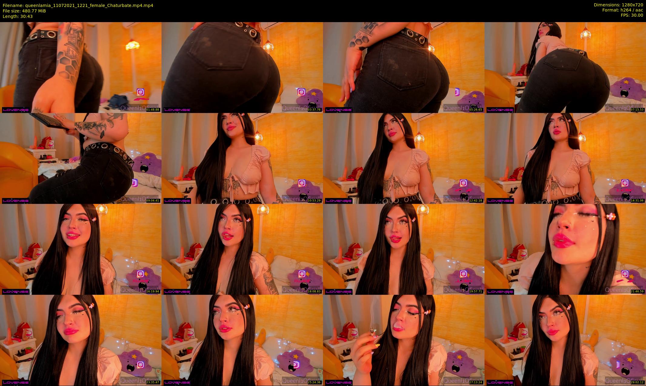 queenlamia — 31 minute Chaturbate female cam show recording, 720p, Jul 11, 2021